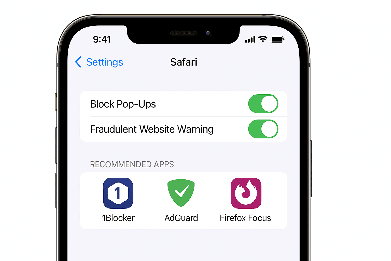 Block Pop-Ups and Malicious Ad
