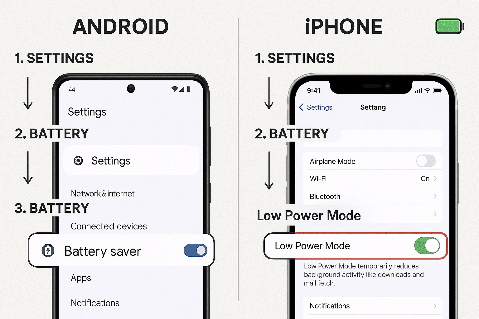 Boost phone battery life