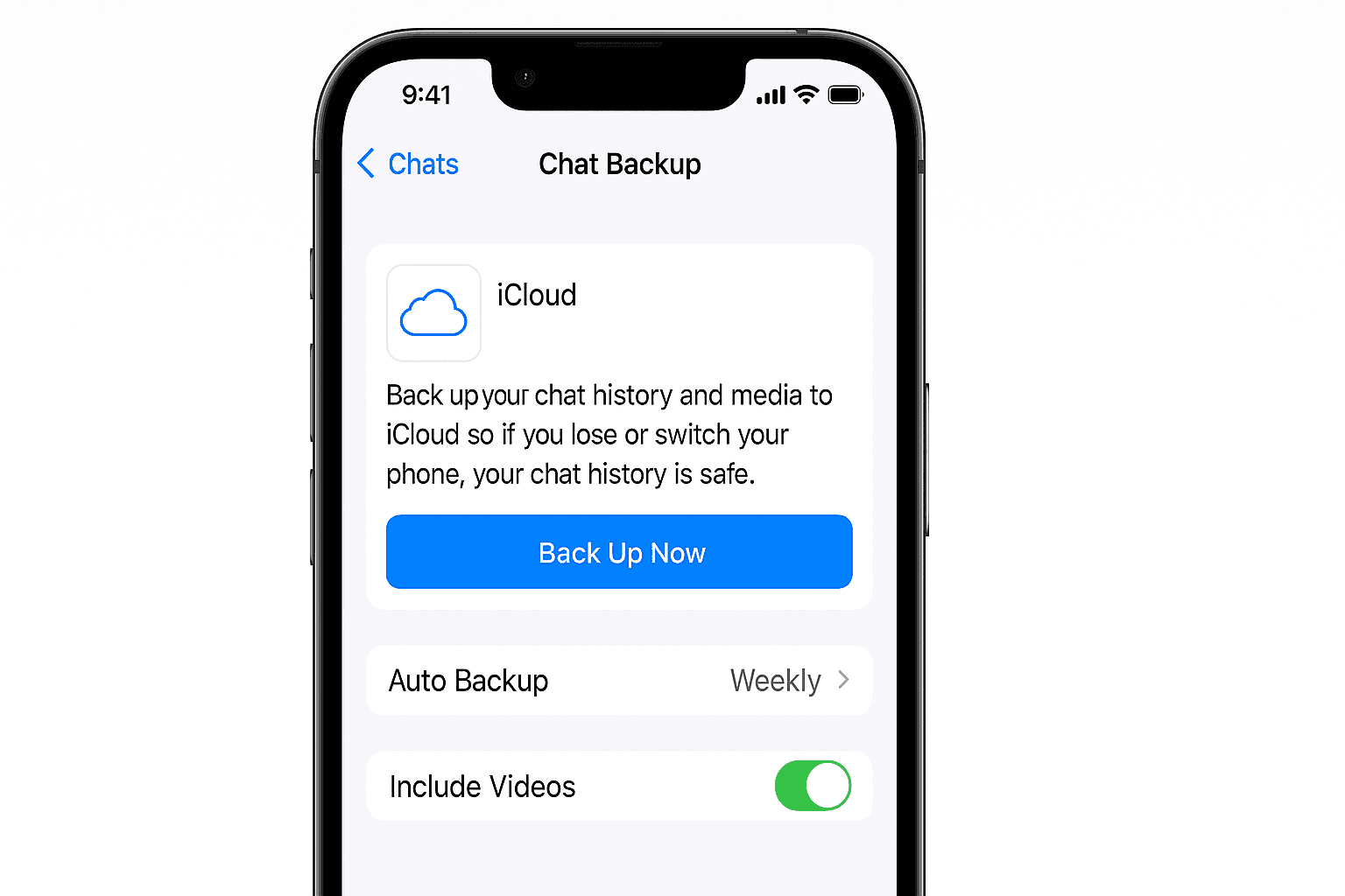Create WhatsApp Backup