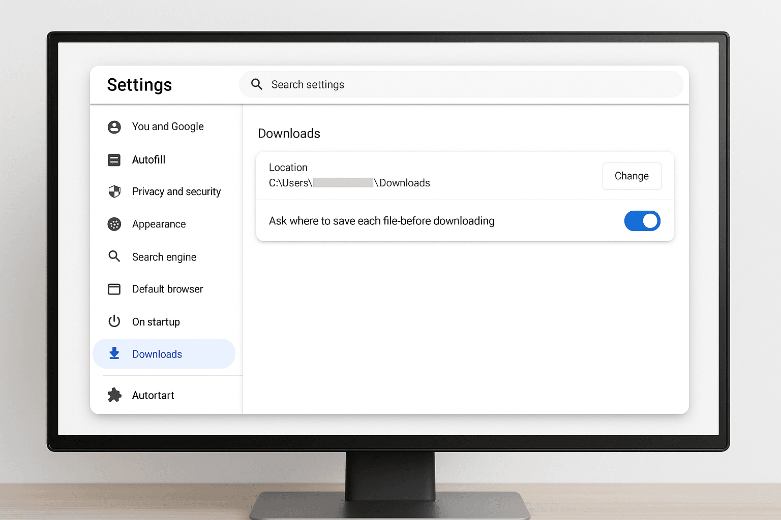 How to Change the Download Location on Google Chrome