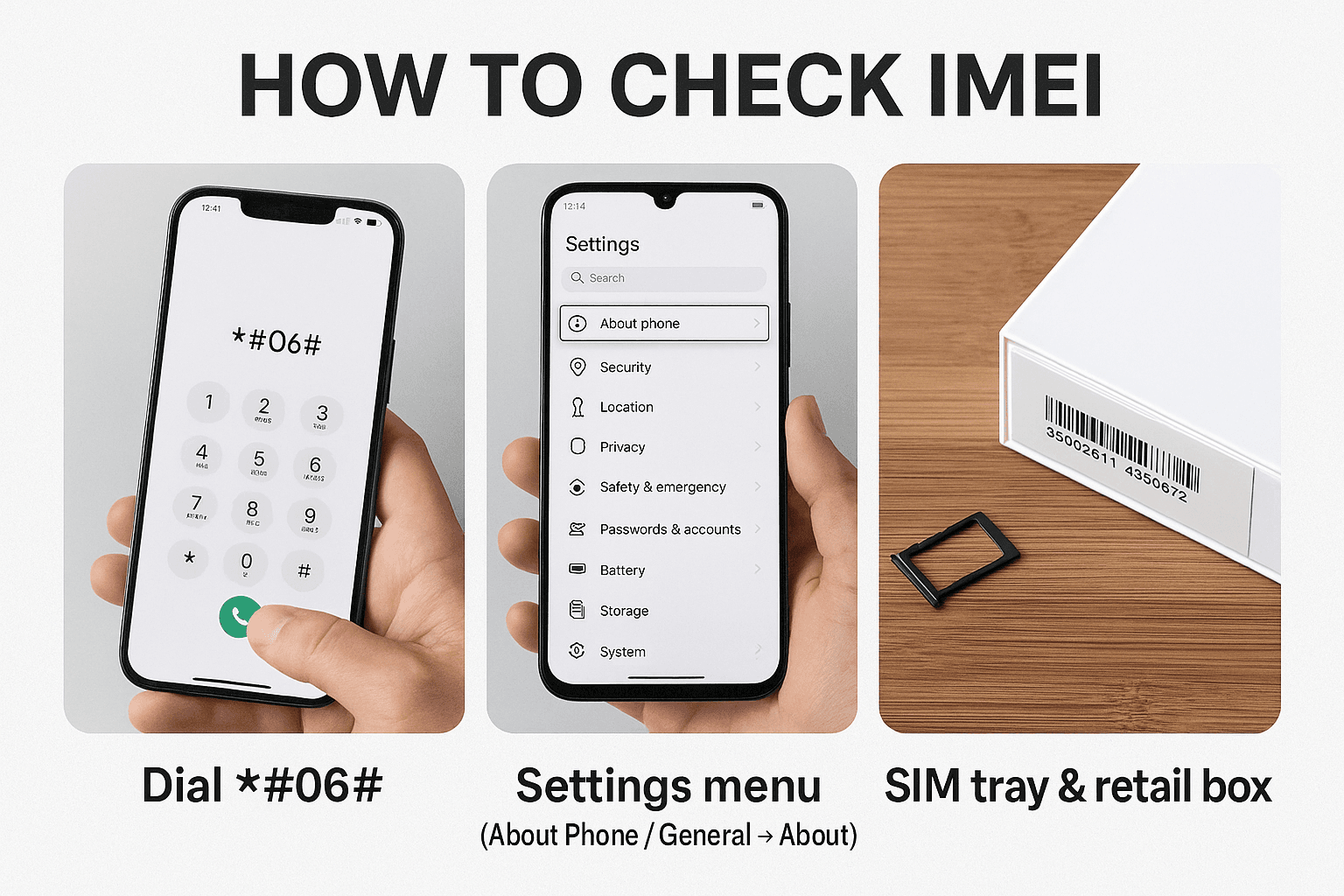 How to Check Phone IMEI