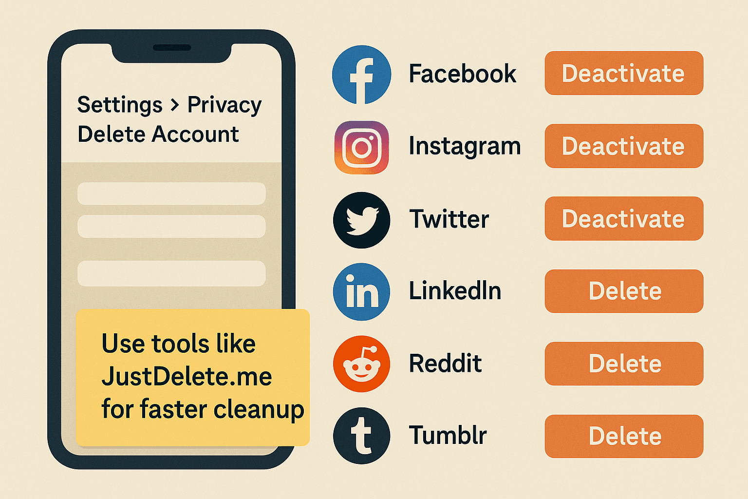 How to Delete Digital Footprint