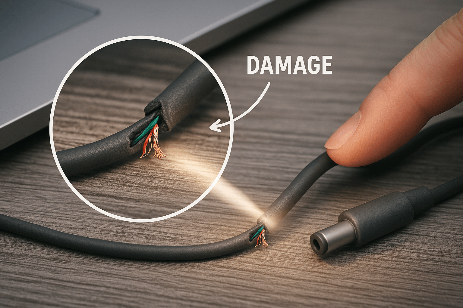 How to Repair a Laptop Charger Cable