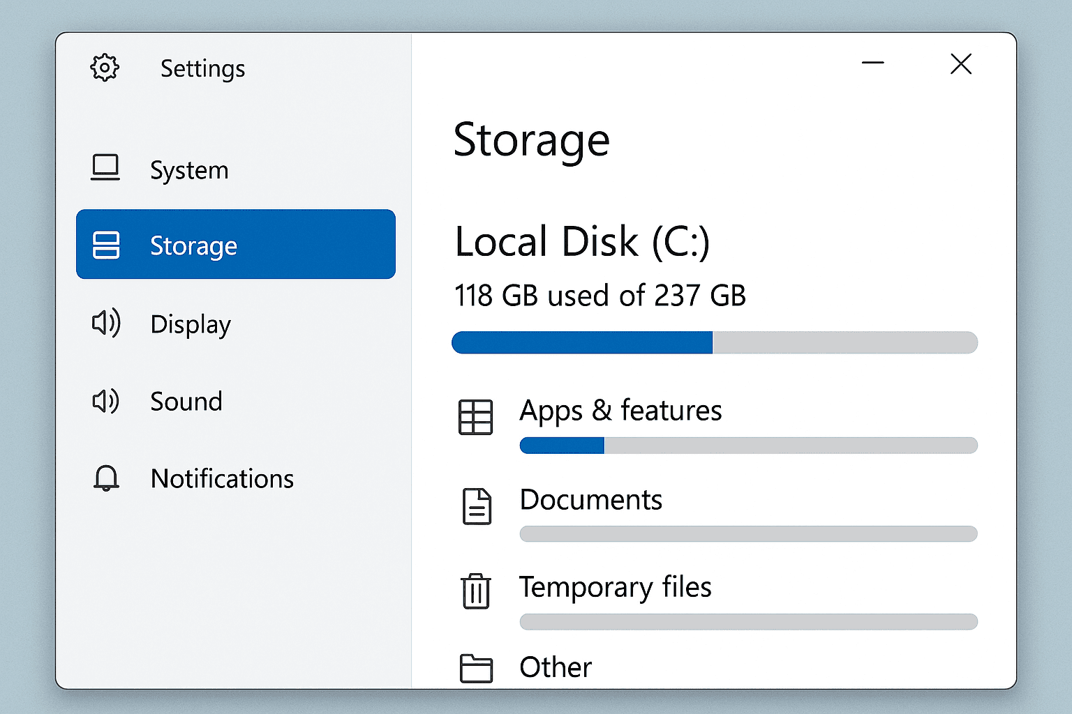 Improve Laptop Storage