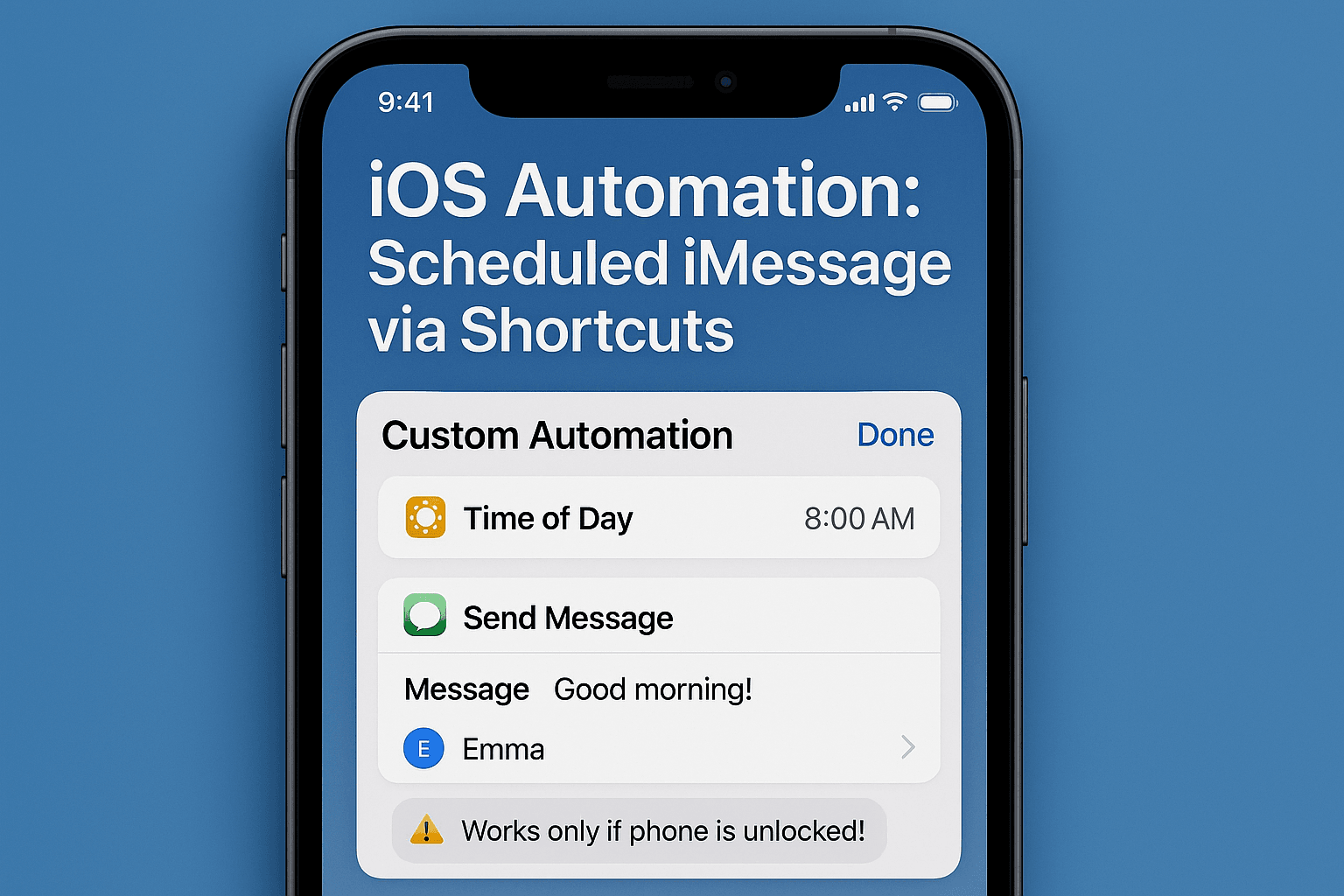 Schedule Text Messages