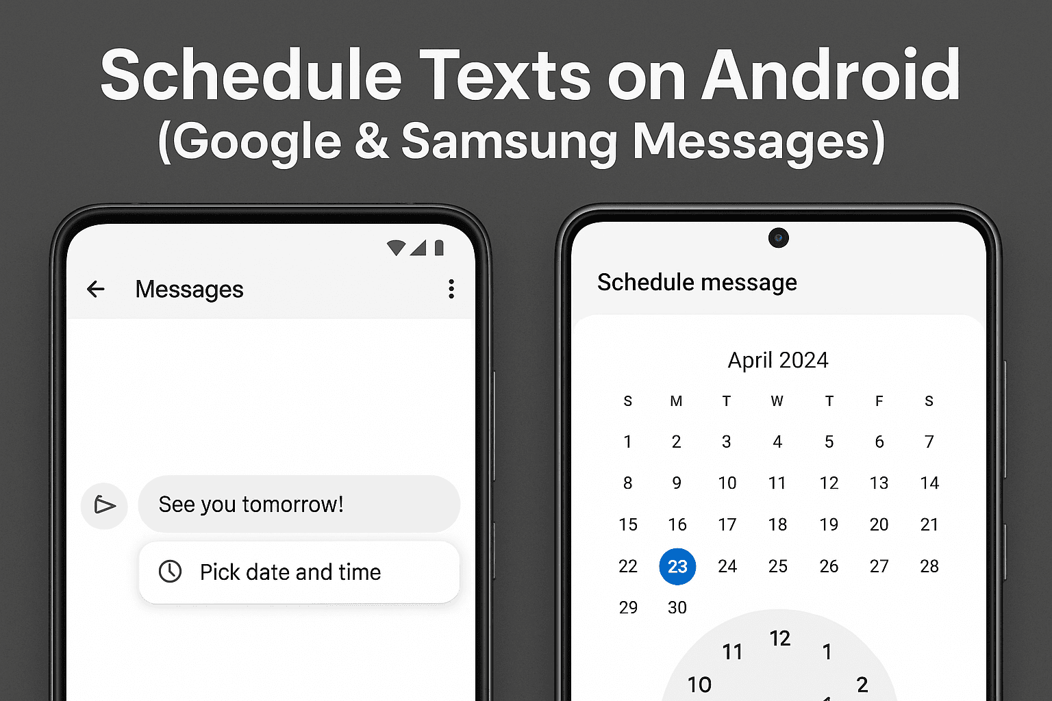 Schedule Text Messages