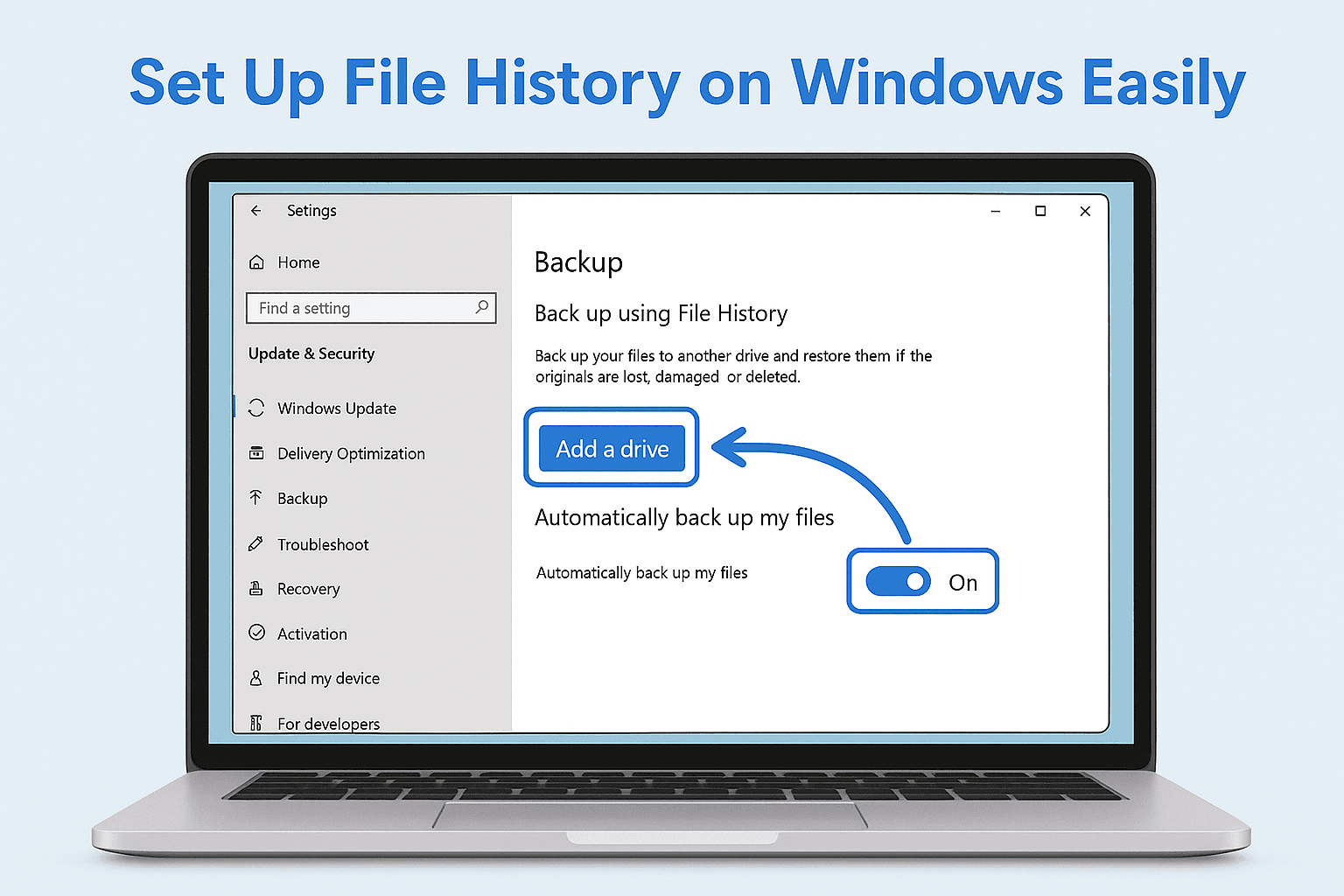 Set Up Automatic Backups on Your Laptop