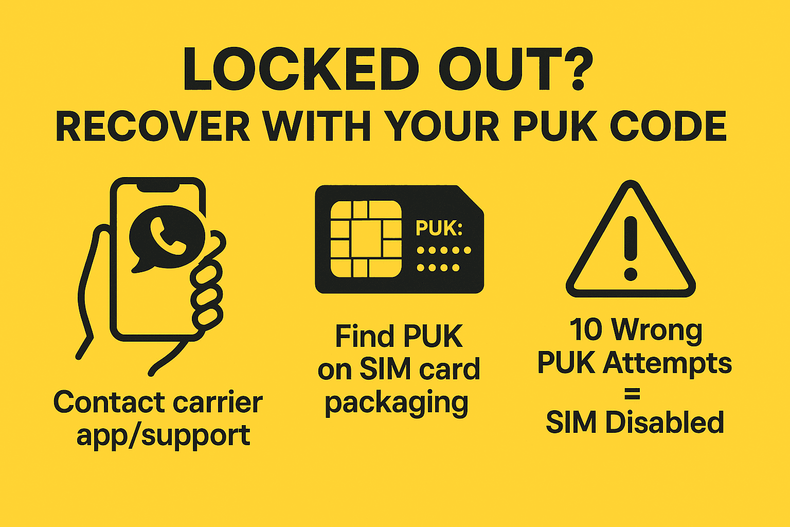 Set Up SIM Card Lock