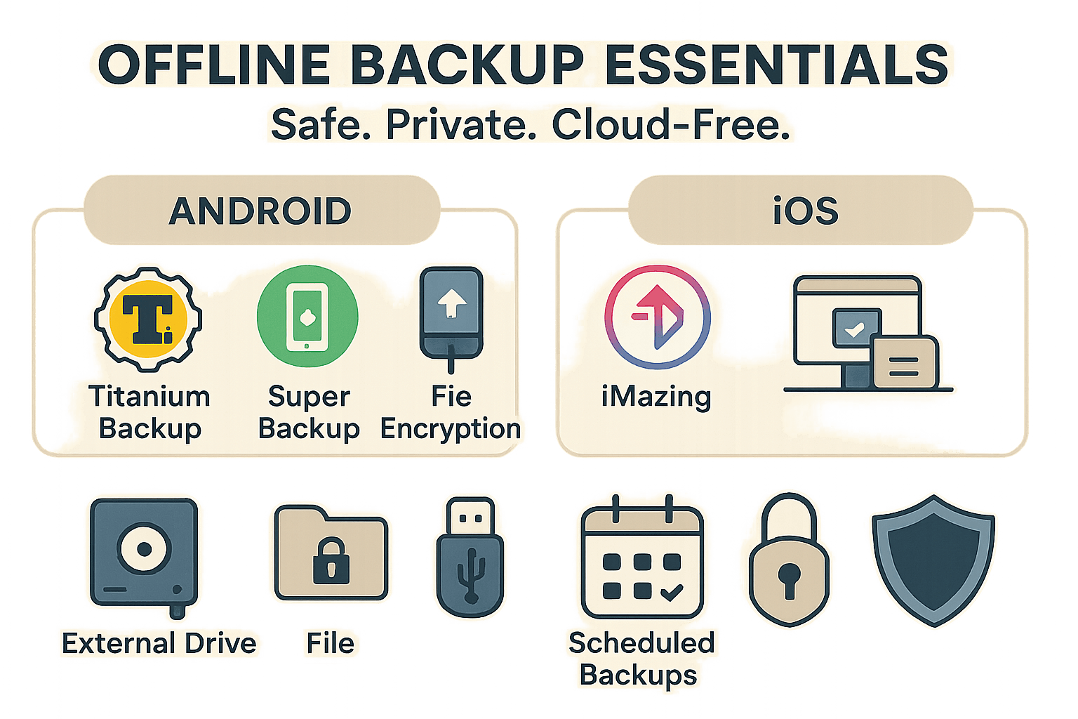 back up your phone without cloud