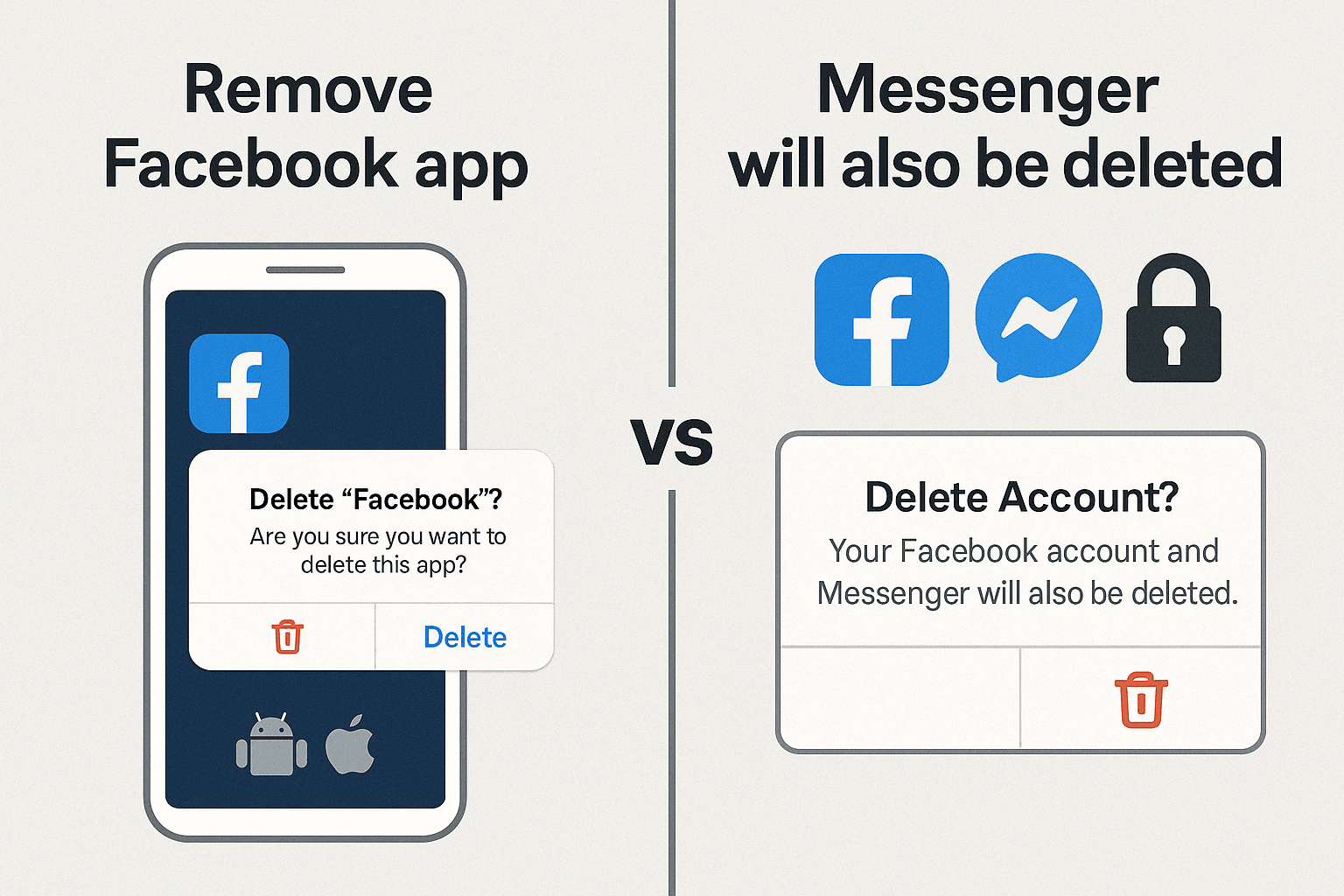 how to permanently delete Facebook account
