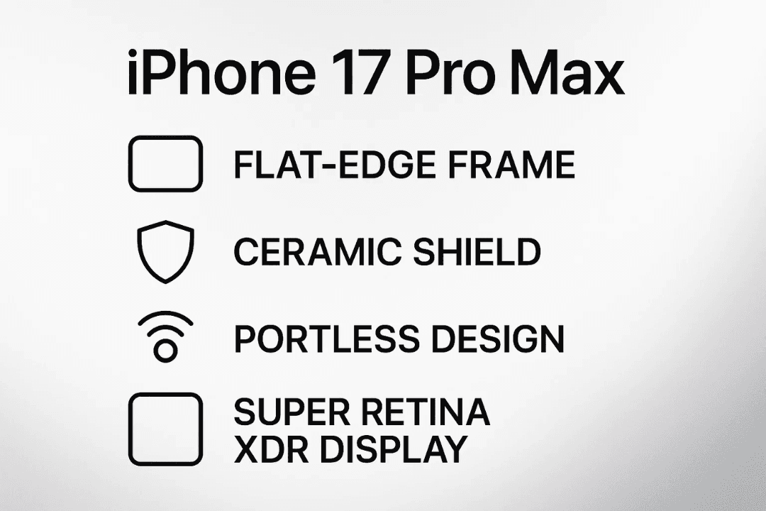 iPhone 17 Pro Max Design 