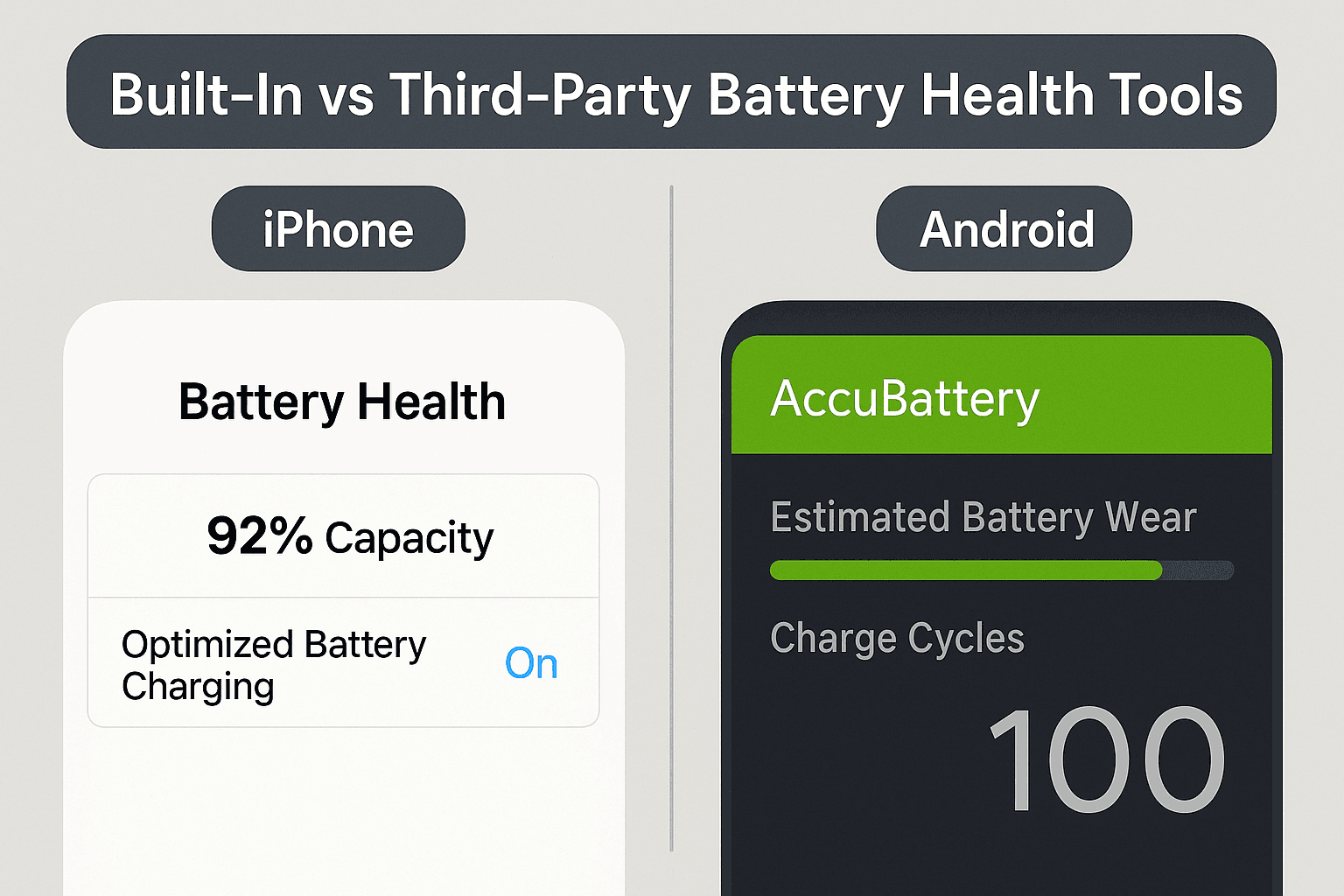 iPhone vs Android Battery