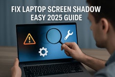 Fix shadow on laptop screen