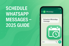 How to Schedule Message on WhatsApp