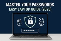 Password Manager on Laptop