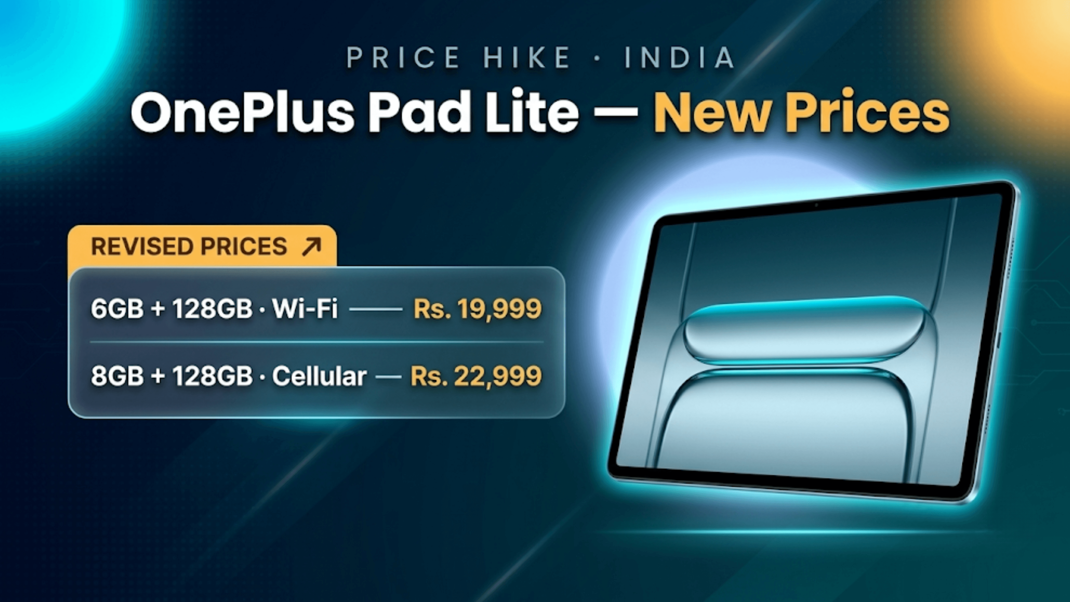 OnePlus Pad Lite Price Increased in India