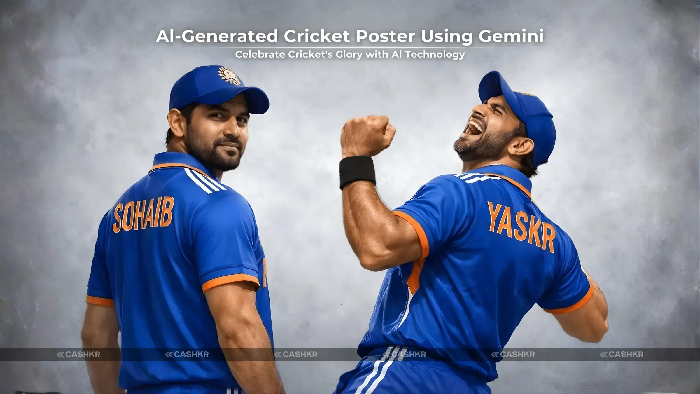 AI-Generated Cricket Poster