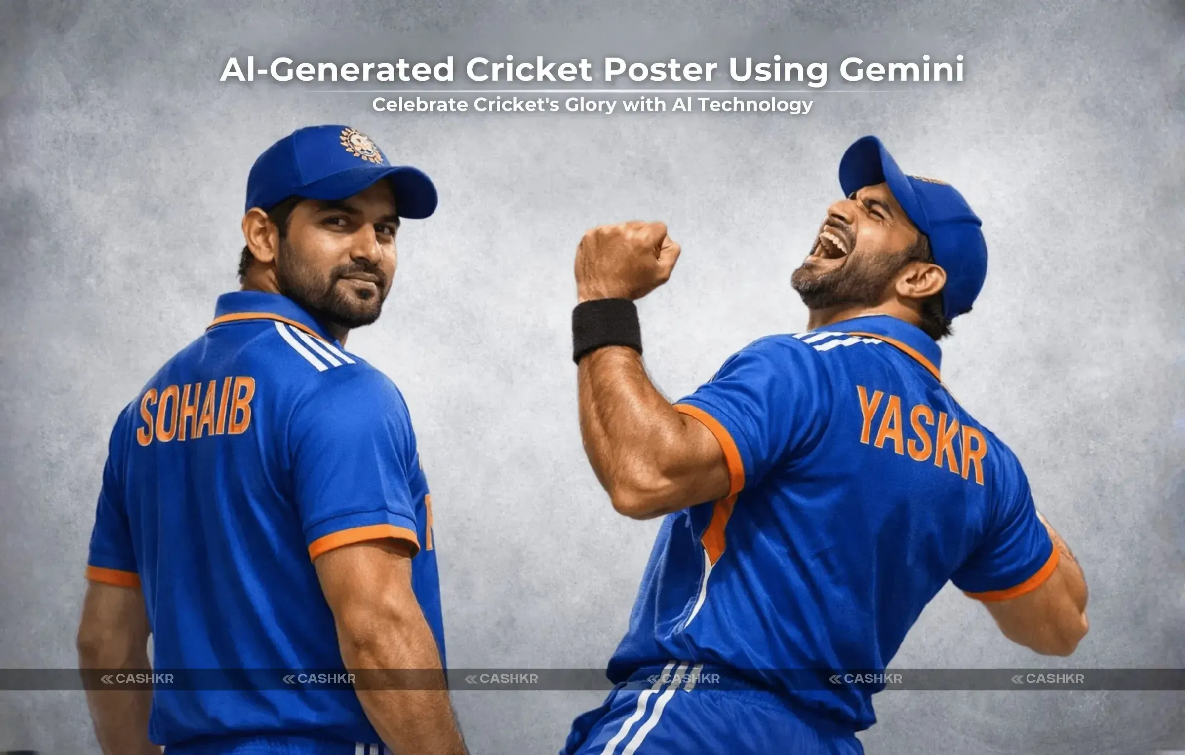 AI-Generated Cricket Poster
