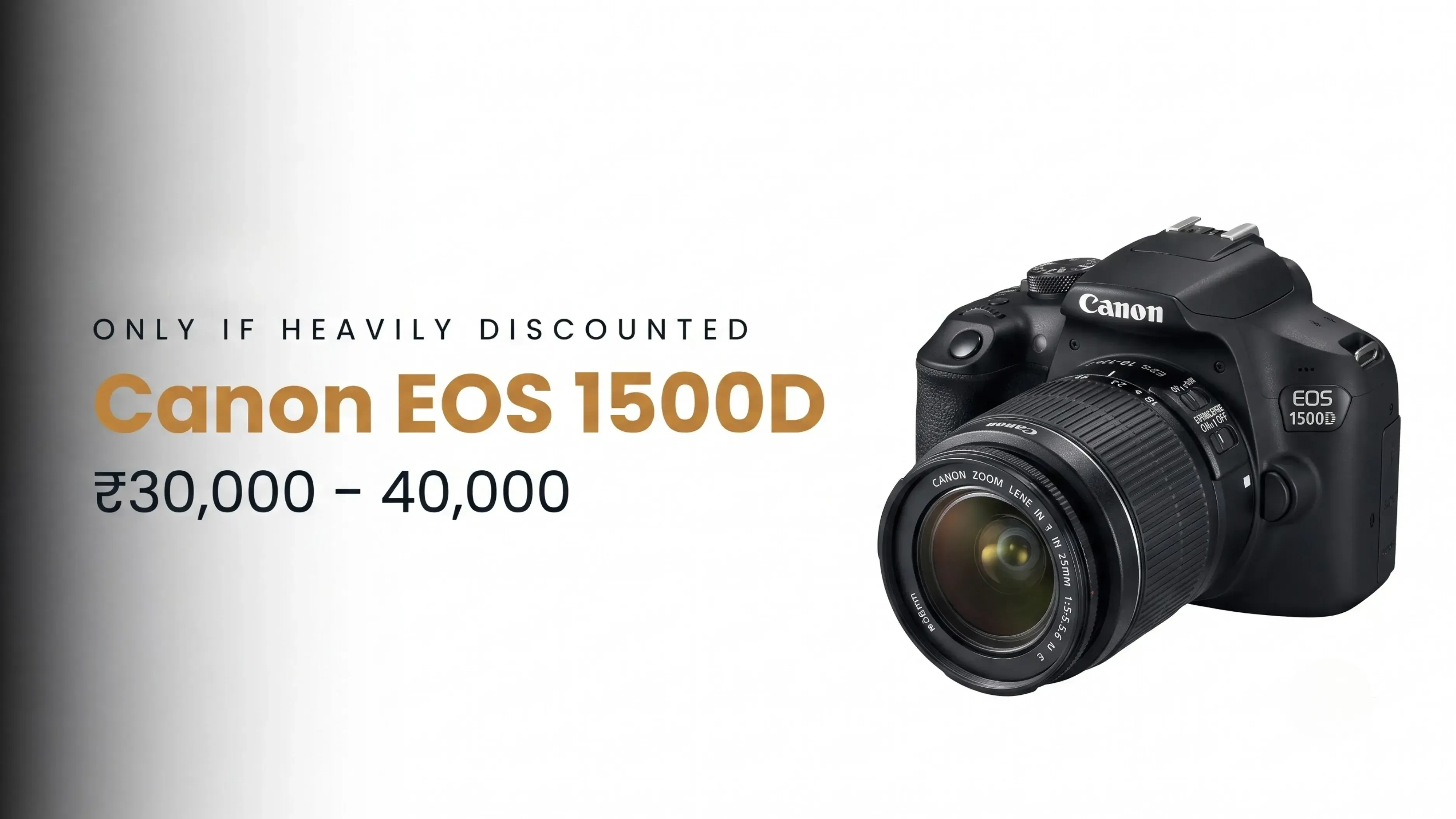 Canon EOS 1500D Price in India