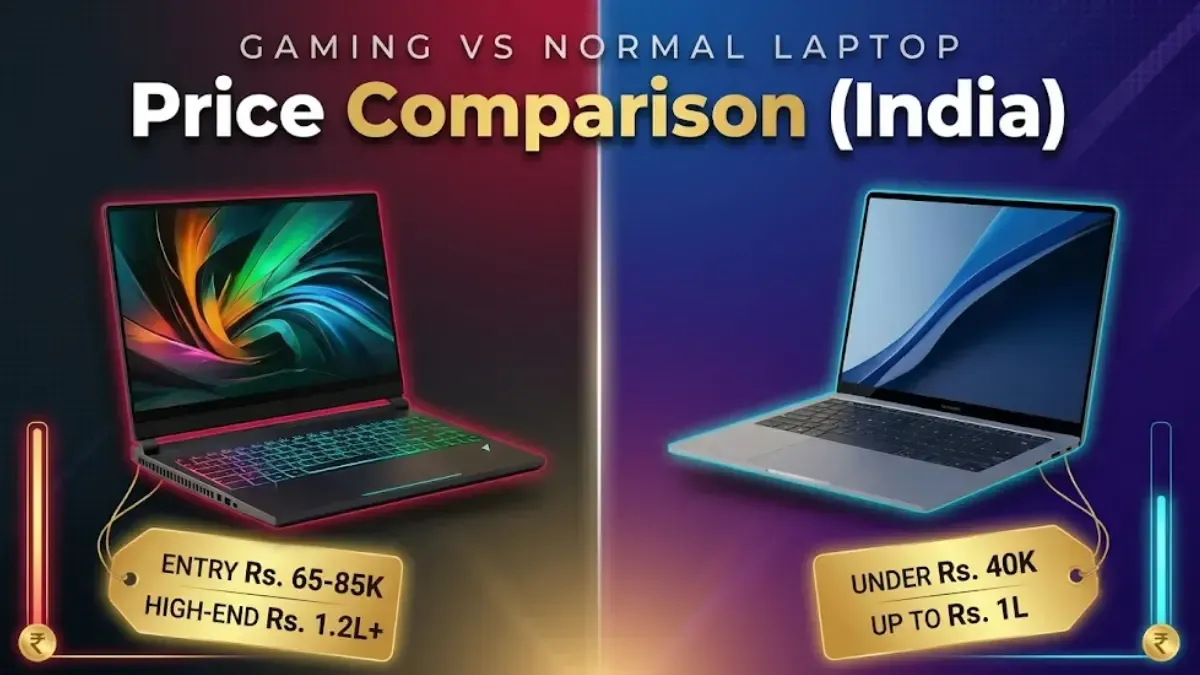 Gaming Laptop vs Normal Laptop: Complete 2026 Buying Guide price comparision 