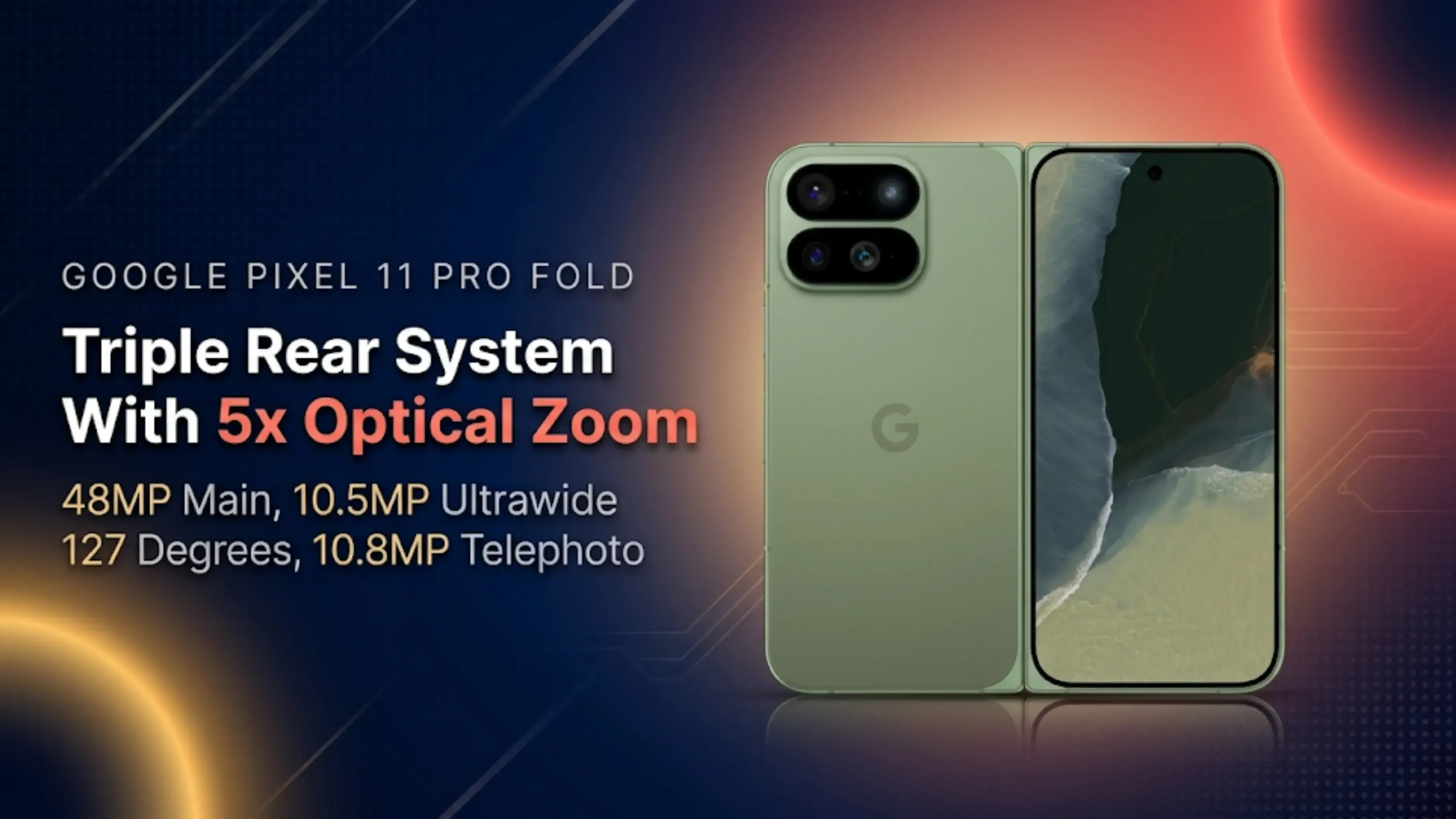 Google Pixel 11 Pro Fold Camera