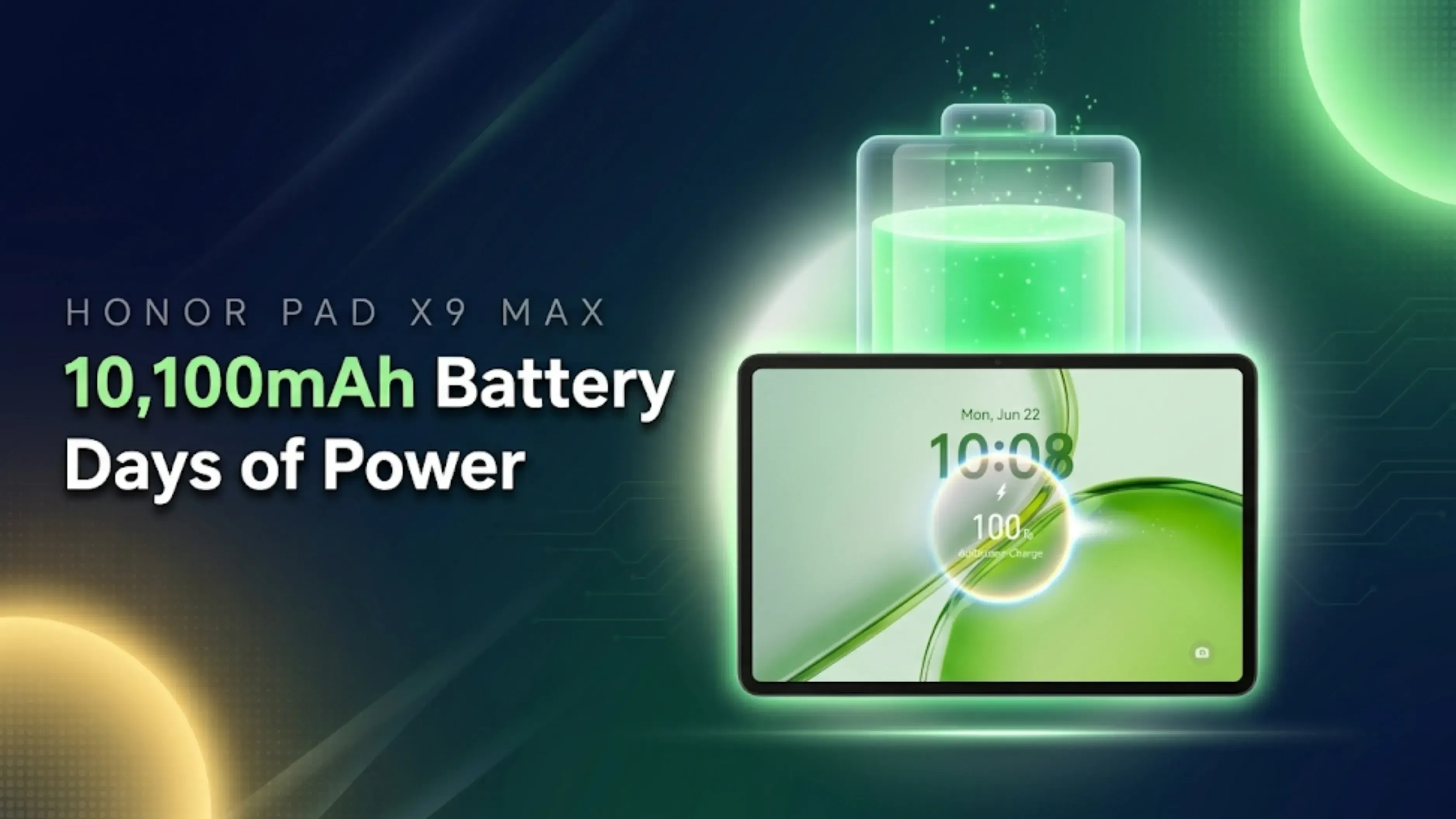 Honor Pad X9 Max Battery