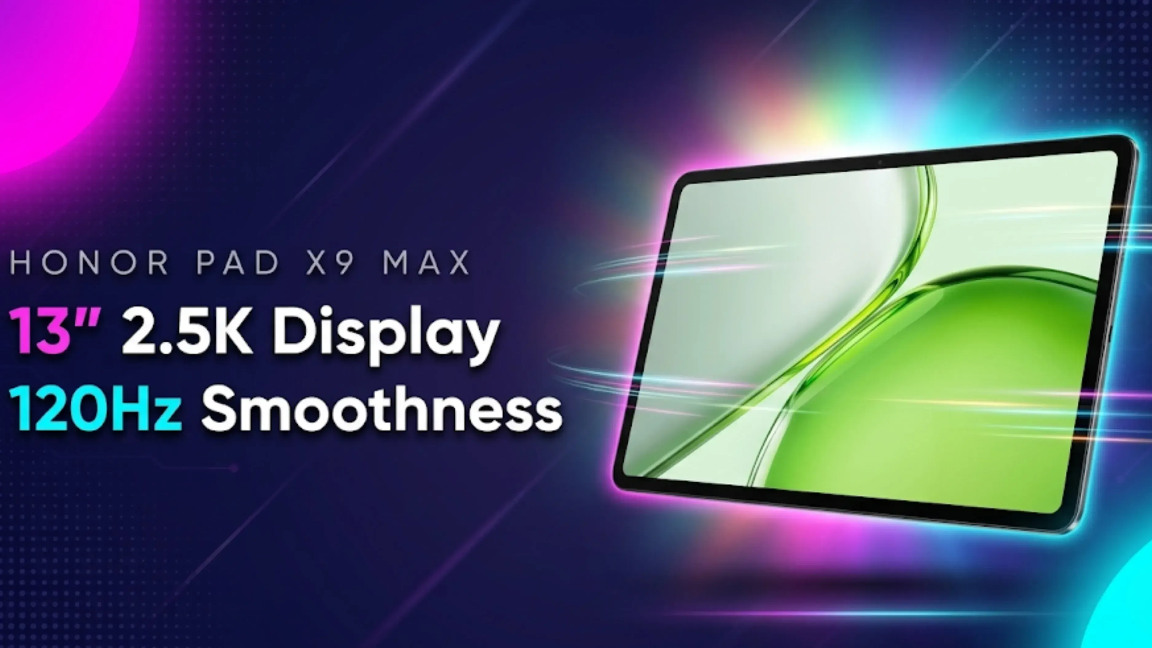 Honor Pad X9 Max Display