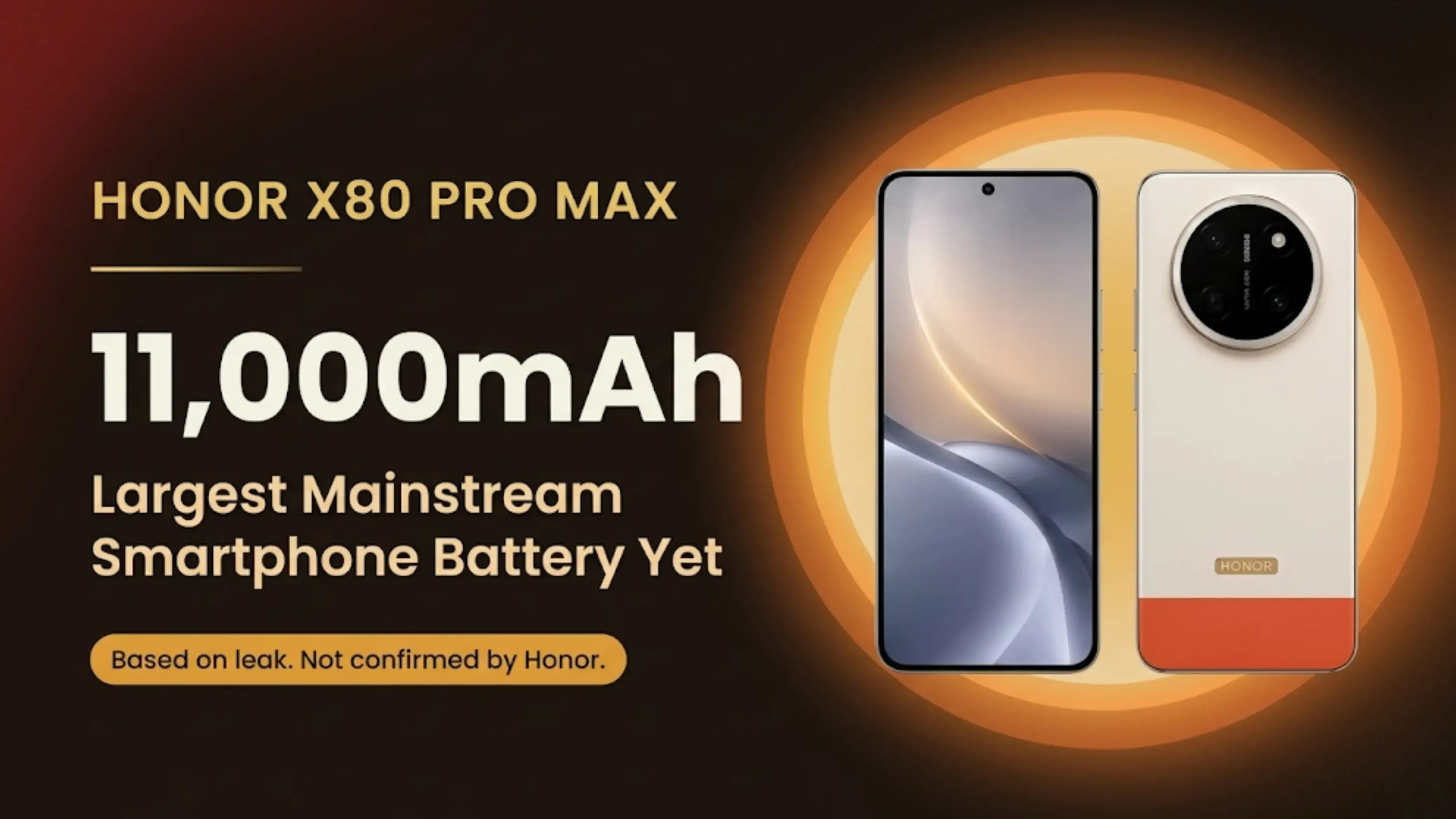 Honor X80 Pro Max Battery