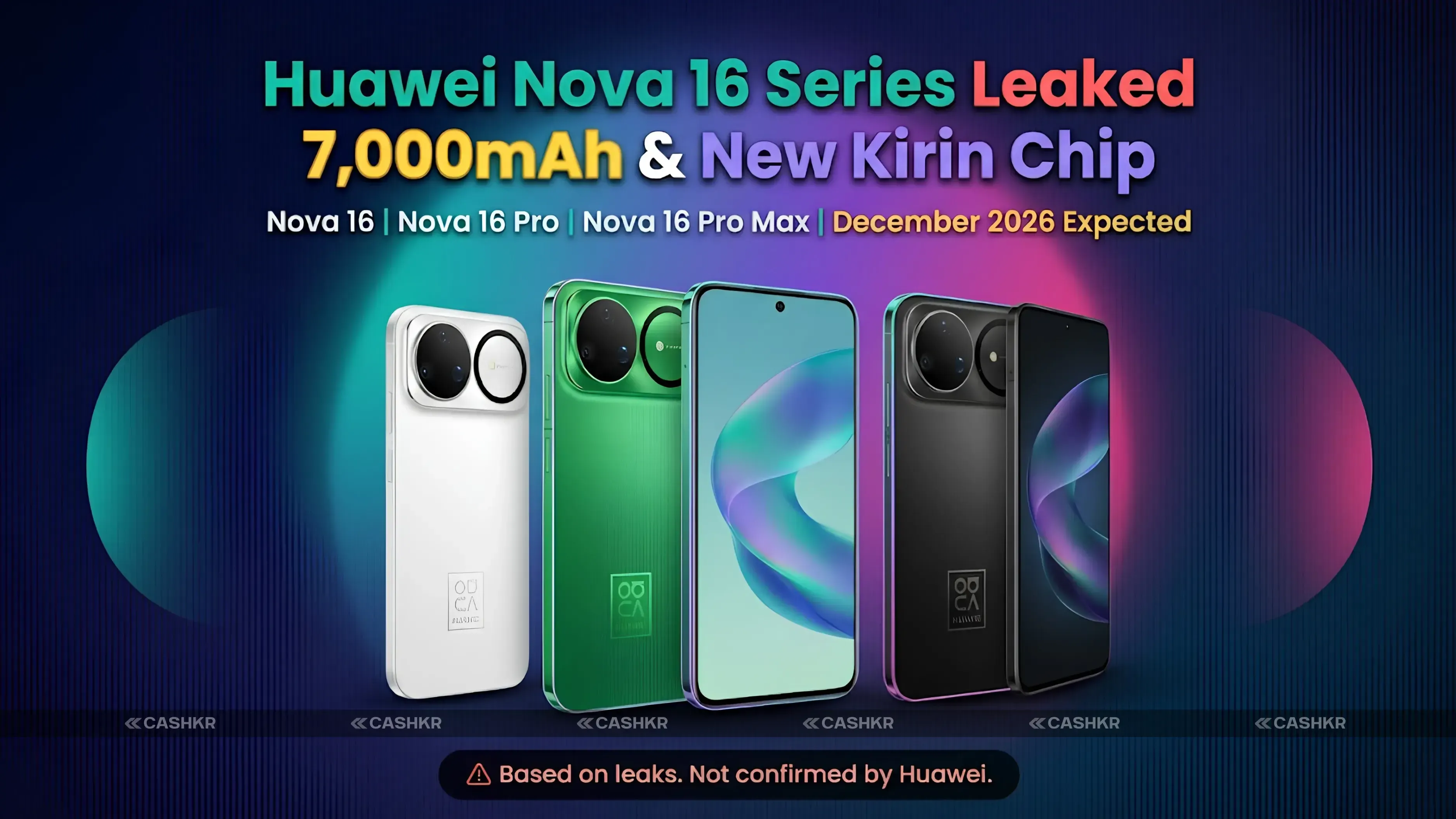 Huawei Nova 16 Ultra technical specifications leak