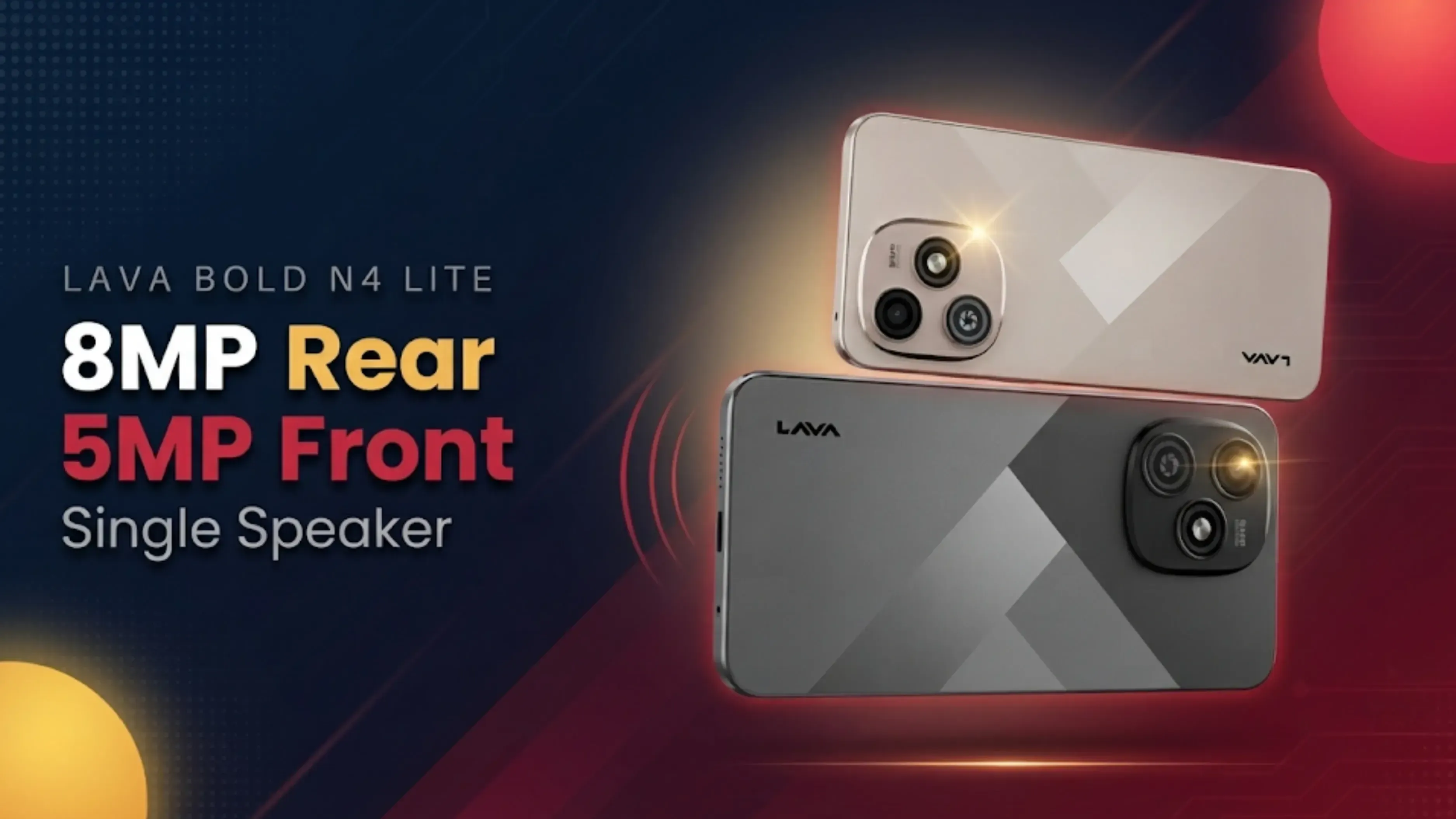Lava Bold N4 Lite Camera