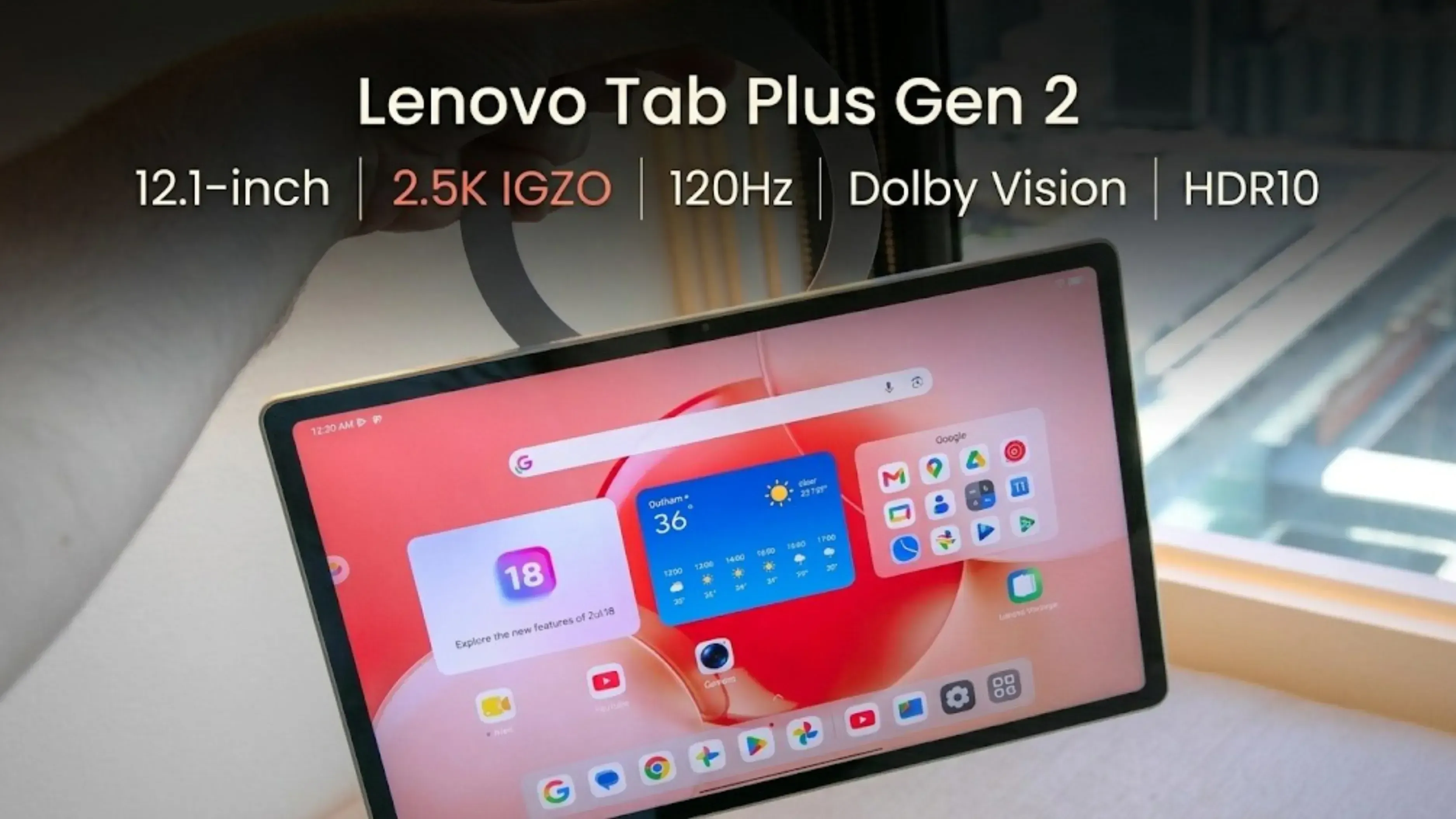 Lenovo Tab Plus Gen 2 Display