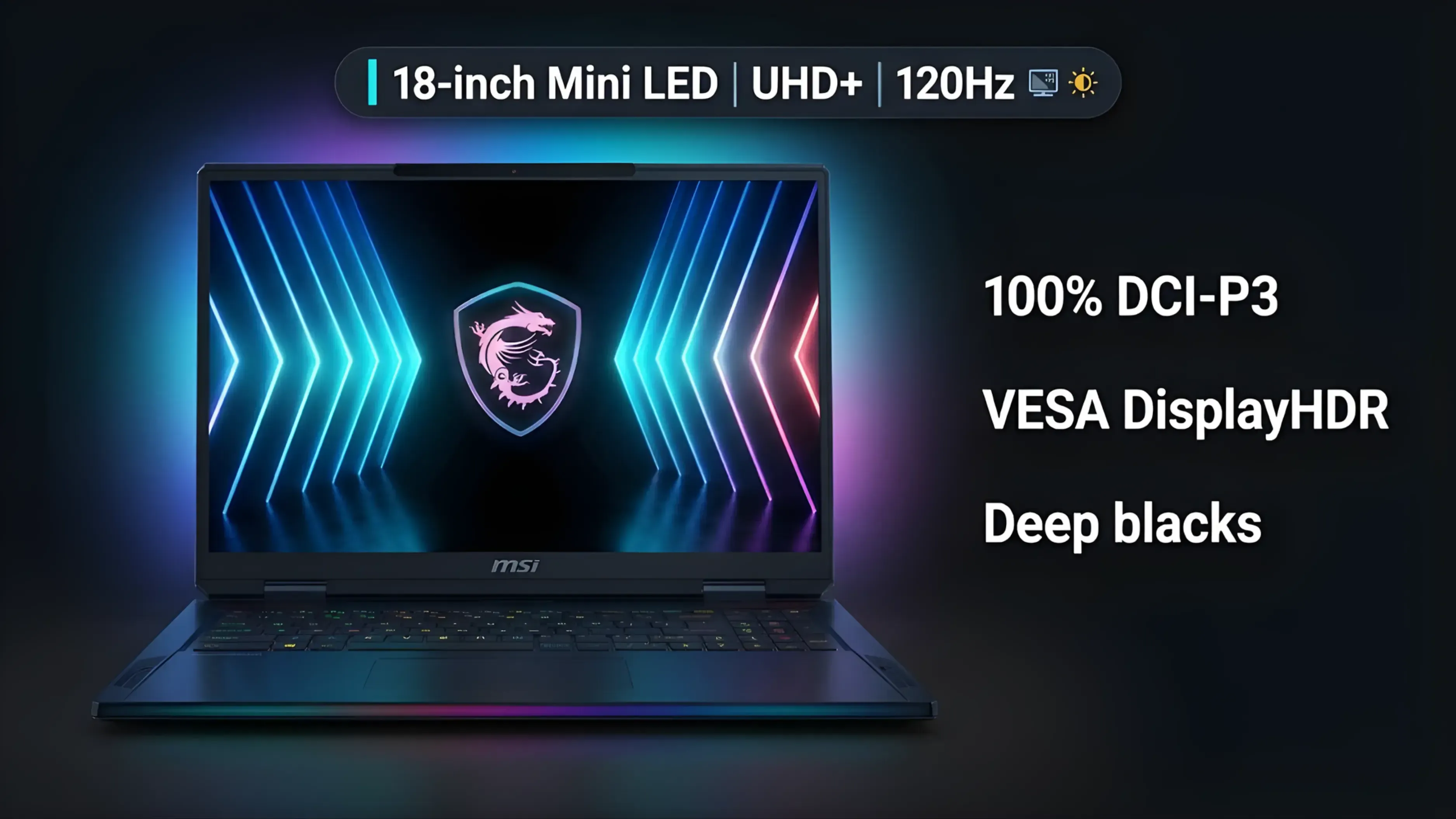 MSI Raider 18 Max HX Display