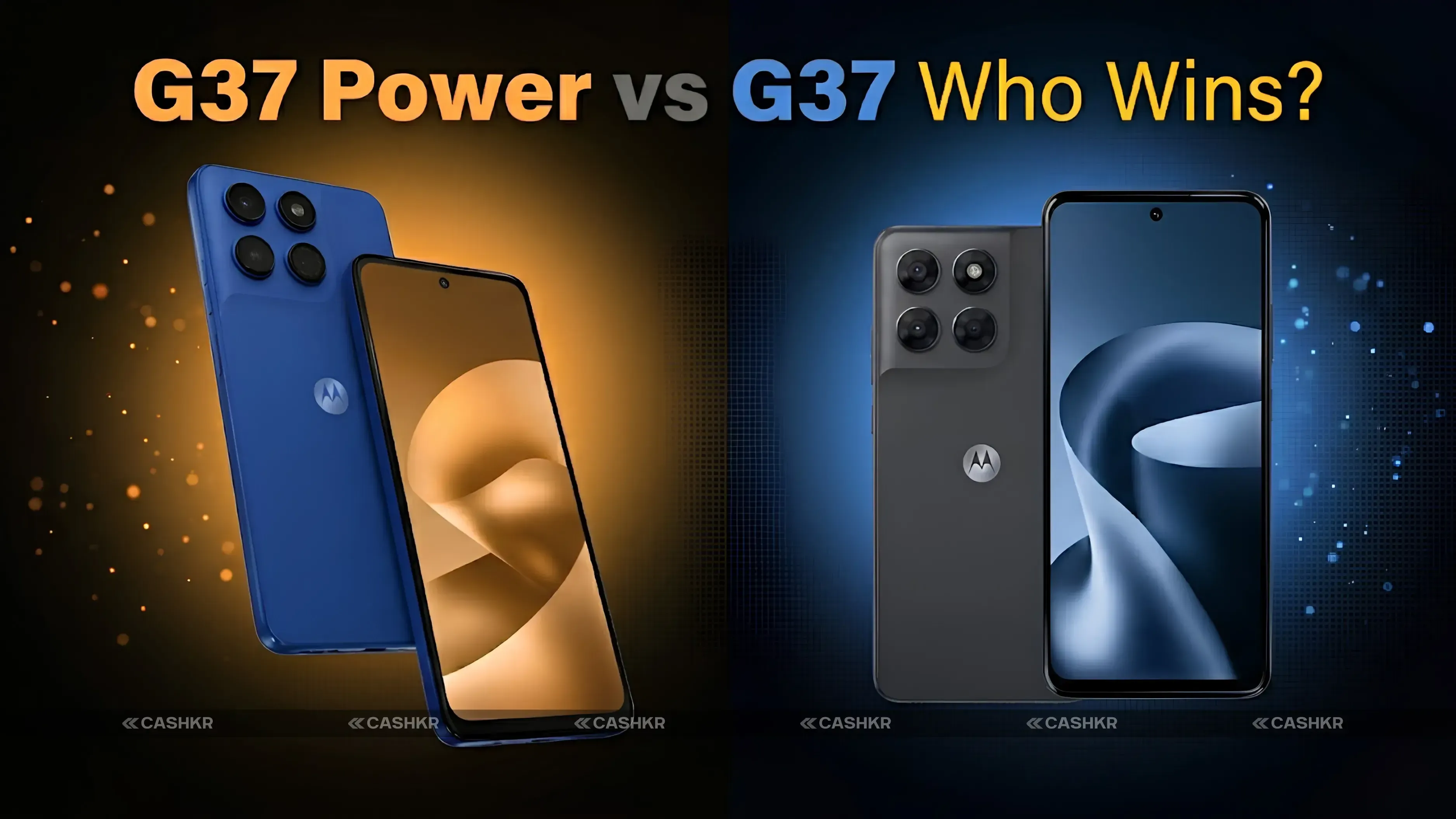 Moto G37 Power vs. Moto G37
