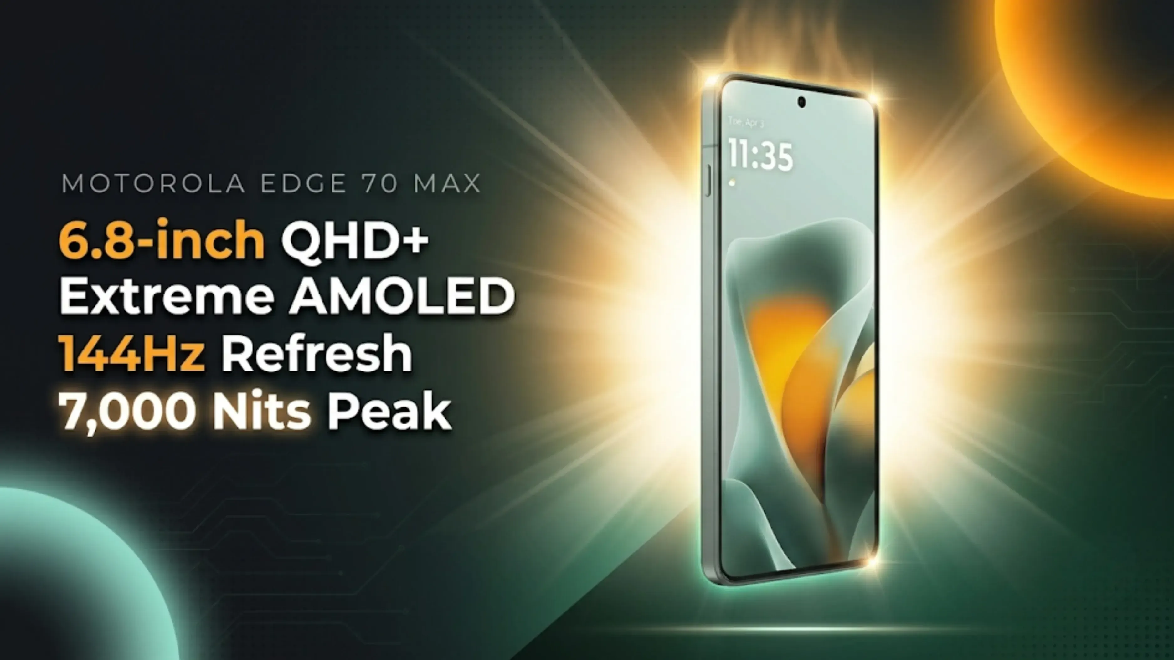 Motorola Edge 70 Max Display