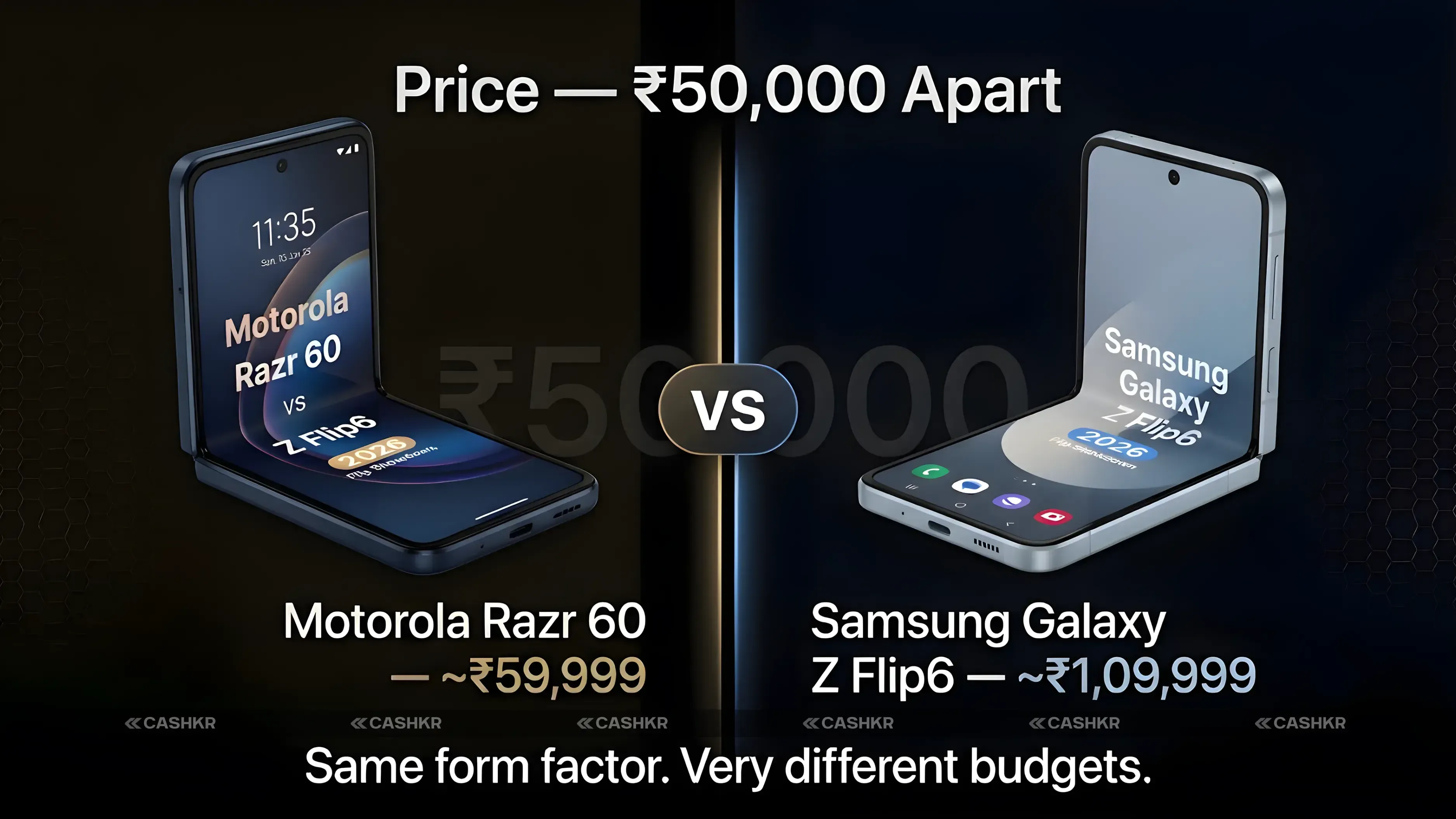 Motorola Razr 60 vs Samsung Galaxy Z Flip6