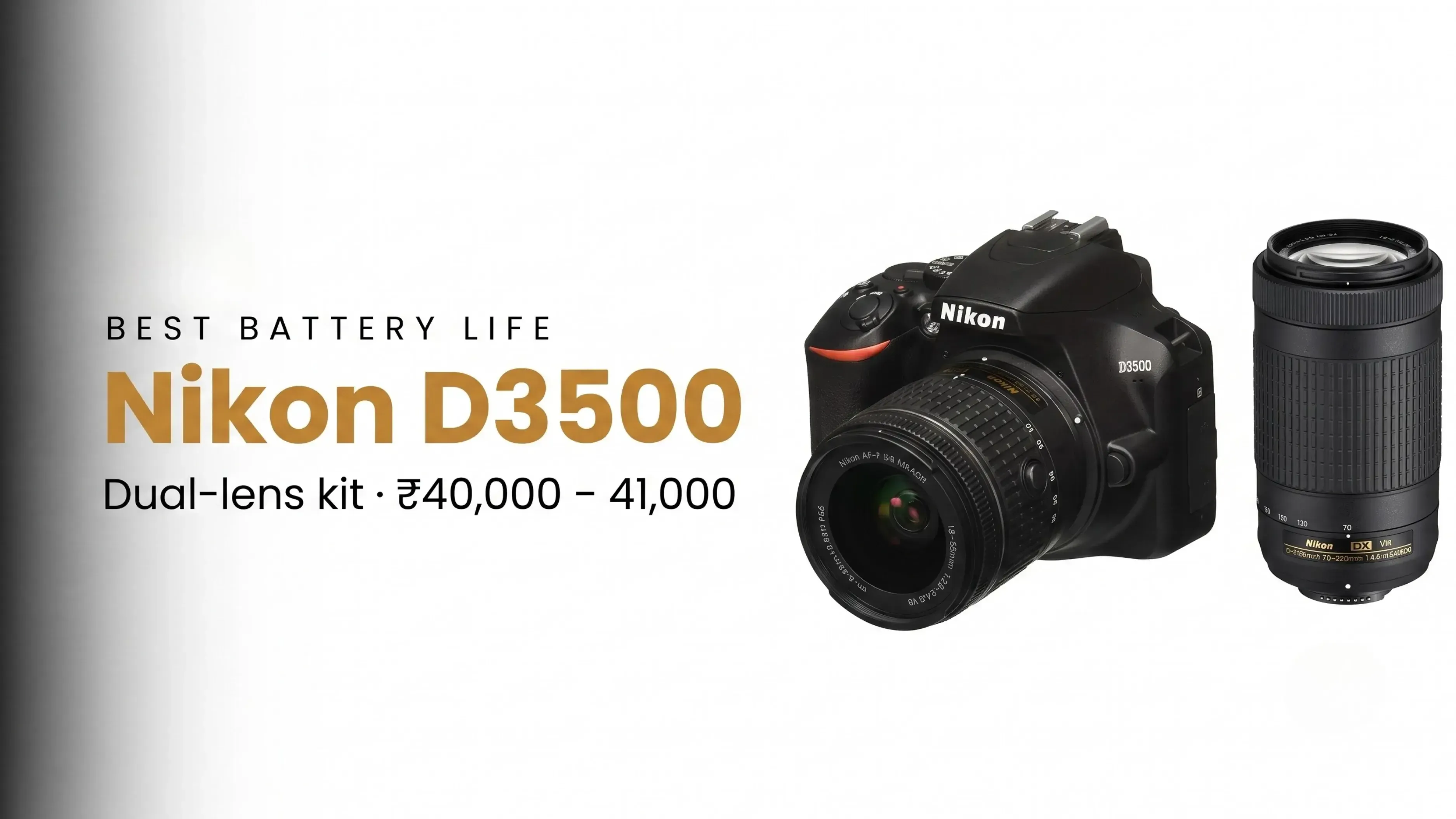 NIKON D3500 Price in India