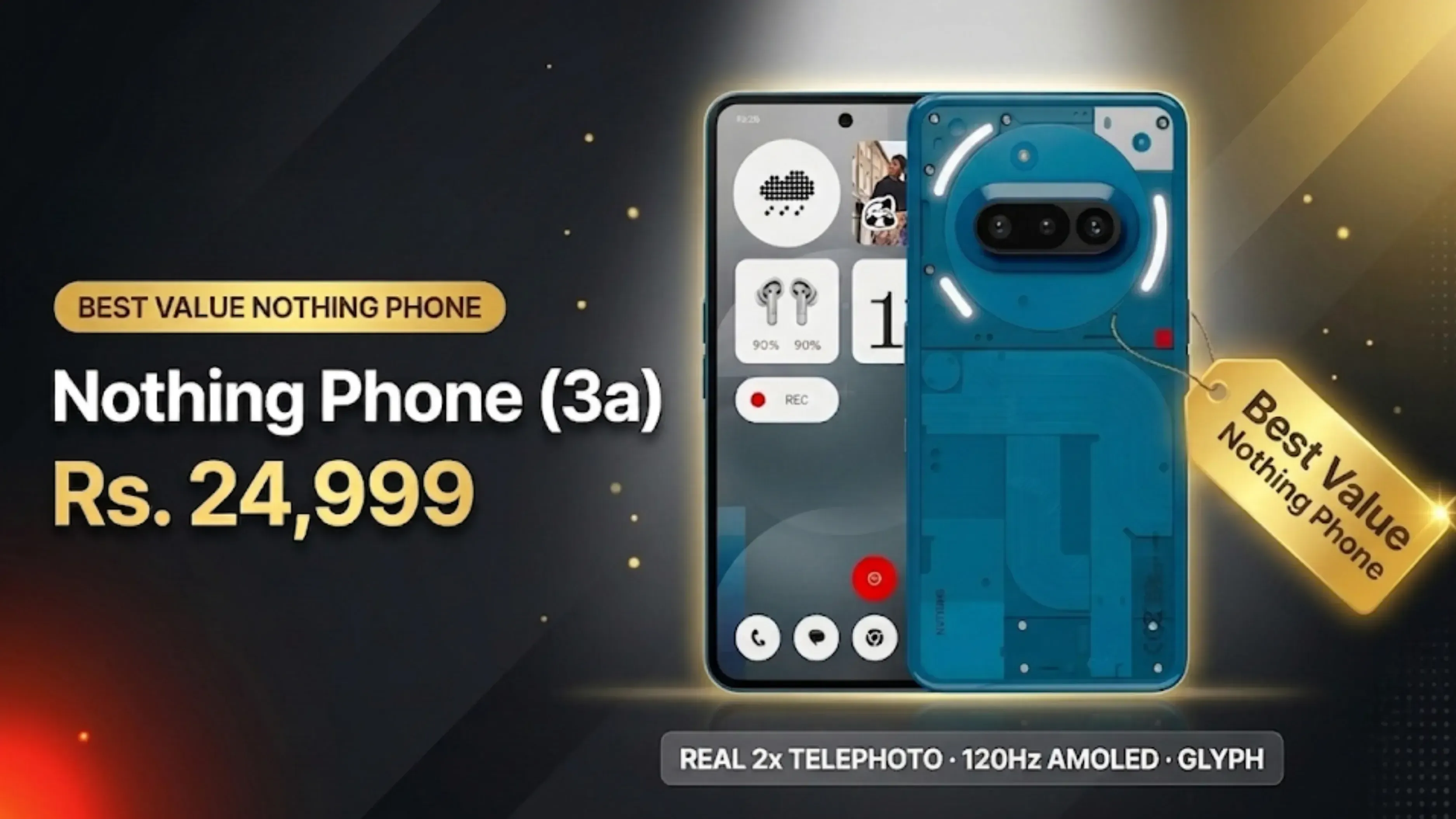 Nothing Phone 3a Price in India
