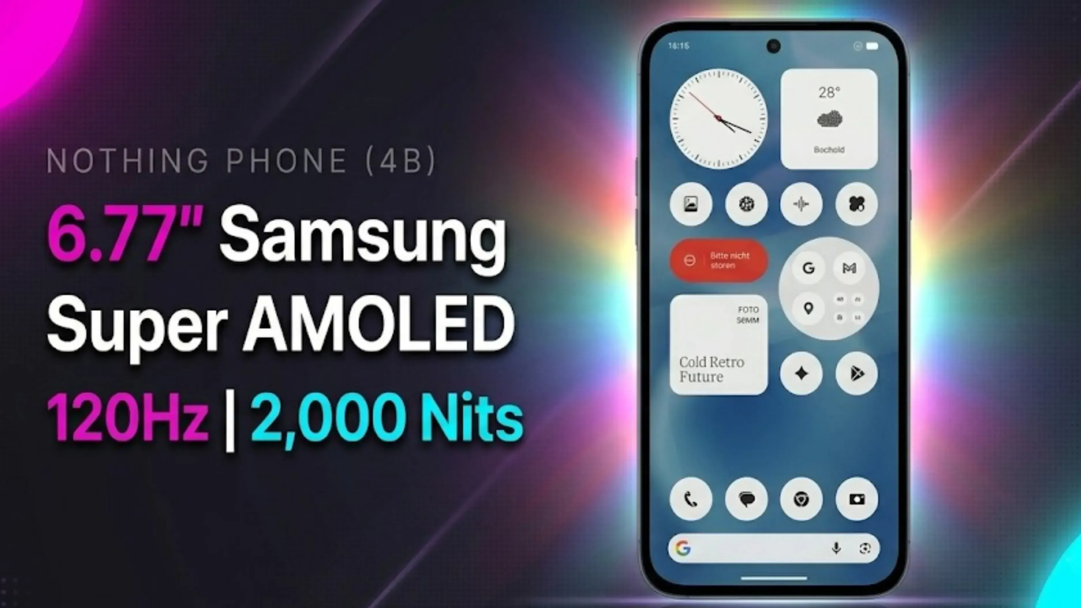 Nothing Phone (4b) Display