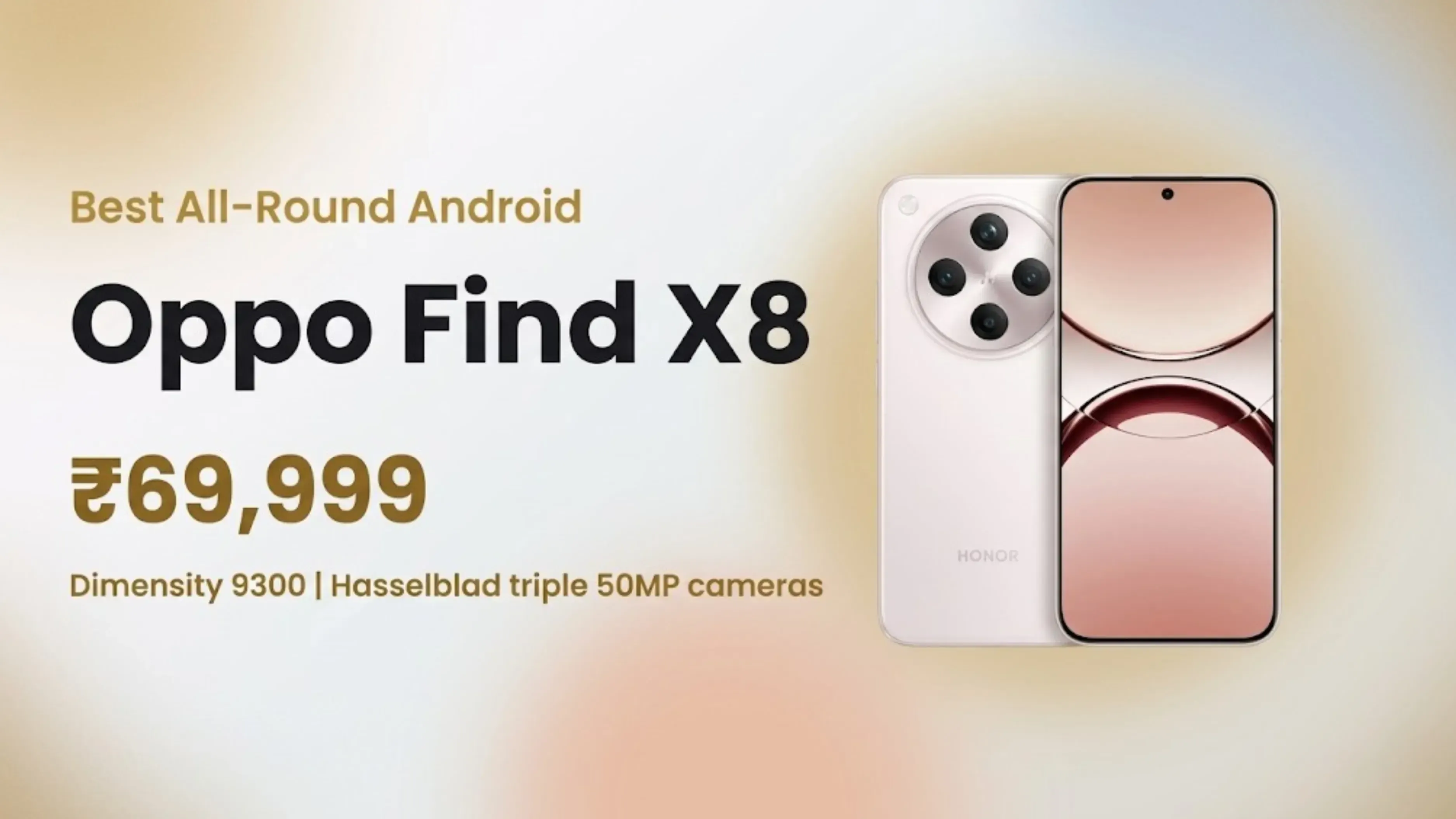 Oppo Find X8 Price