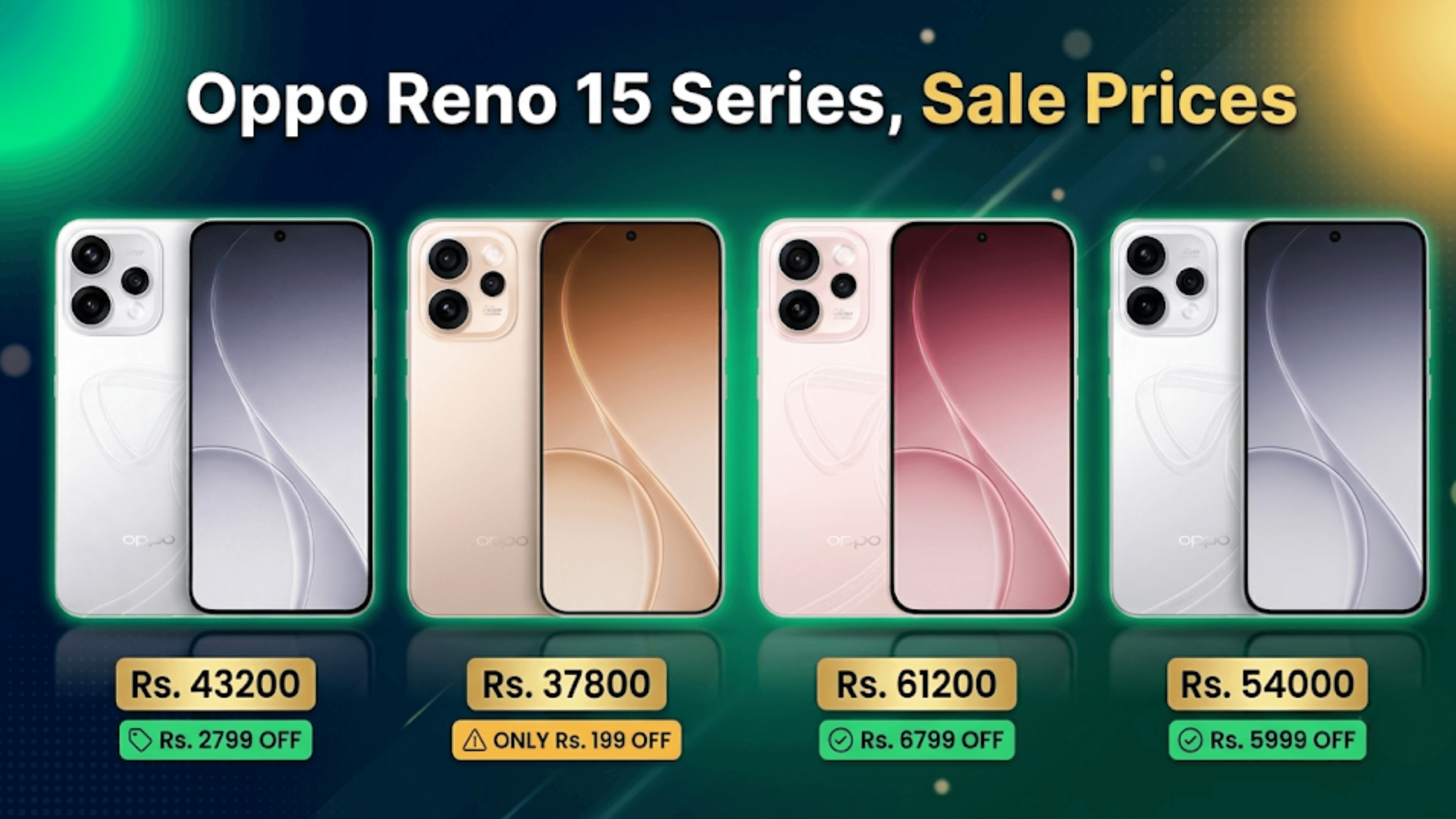 Oppo Reno 15 Series Sales