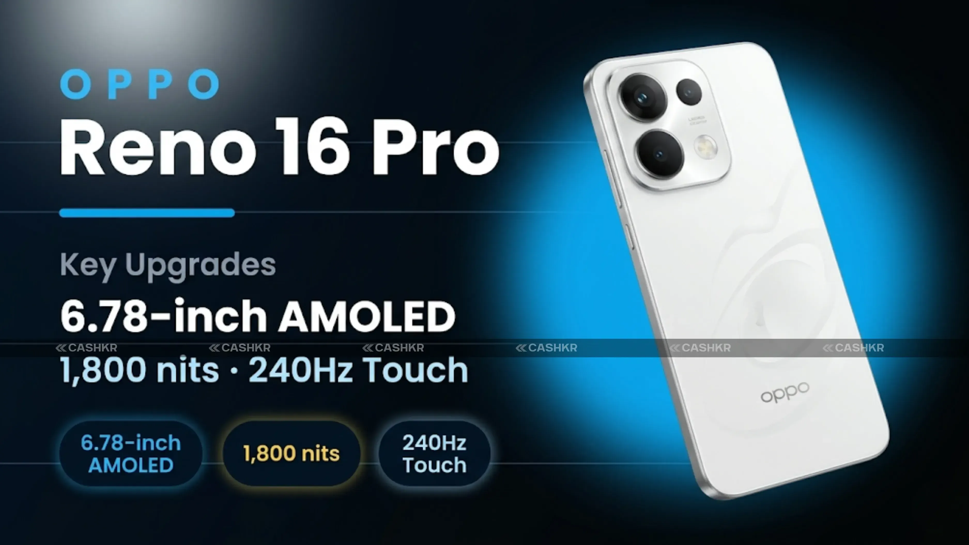 Oppo Reno 16 Pro Display