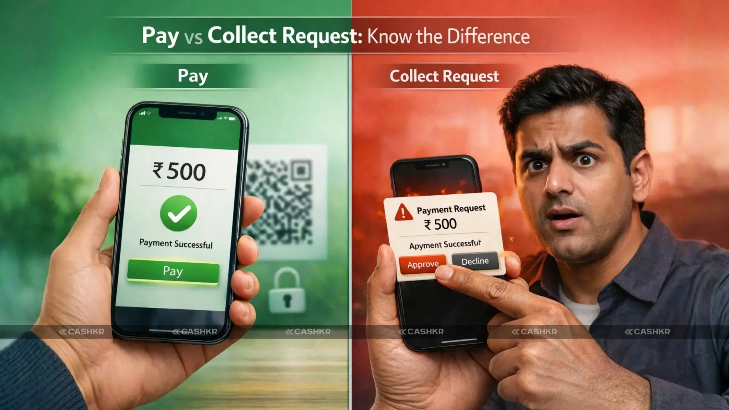 Pay vs Collect Request