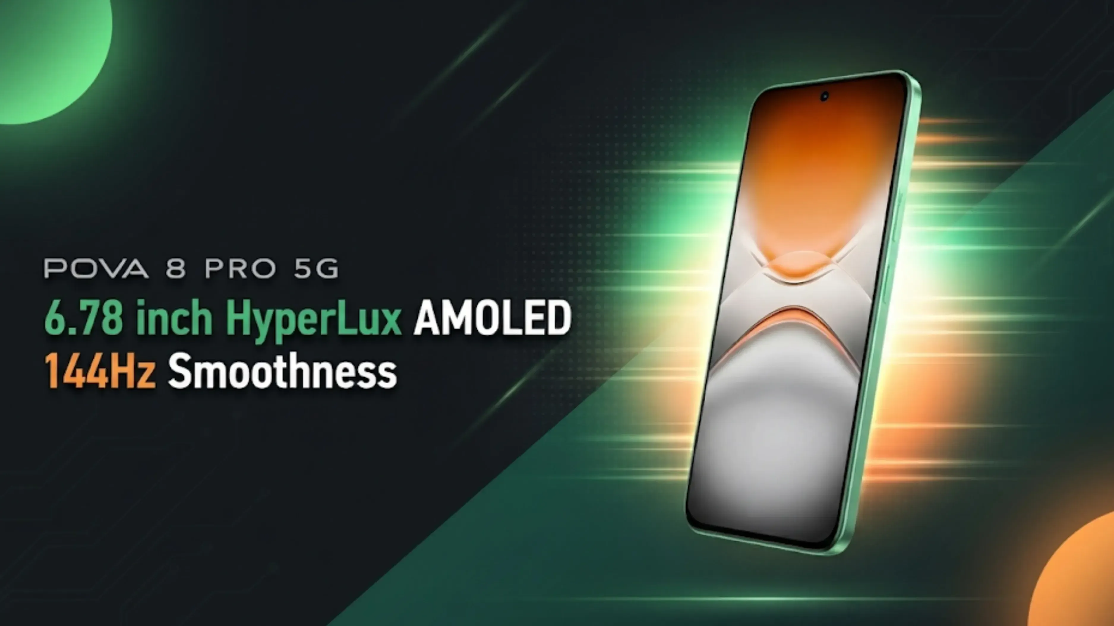 Pova 8 Pro 5G Display