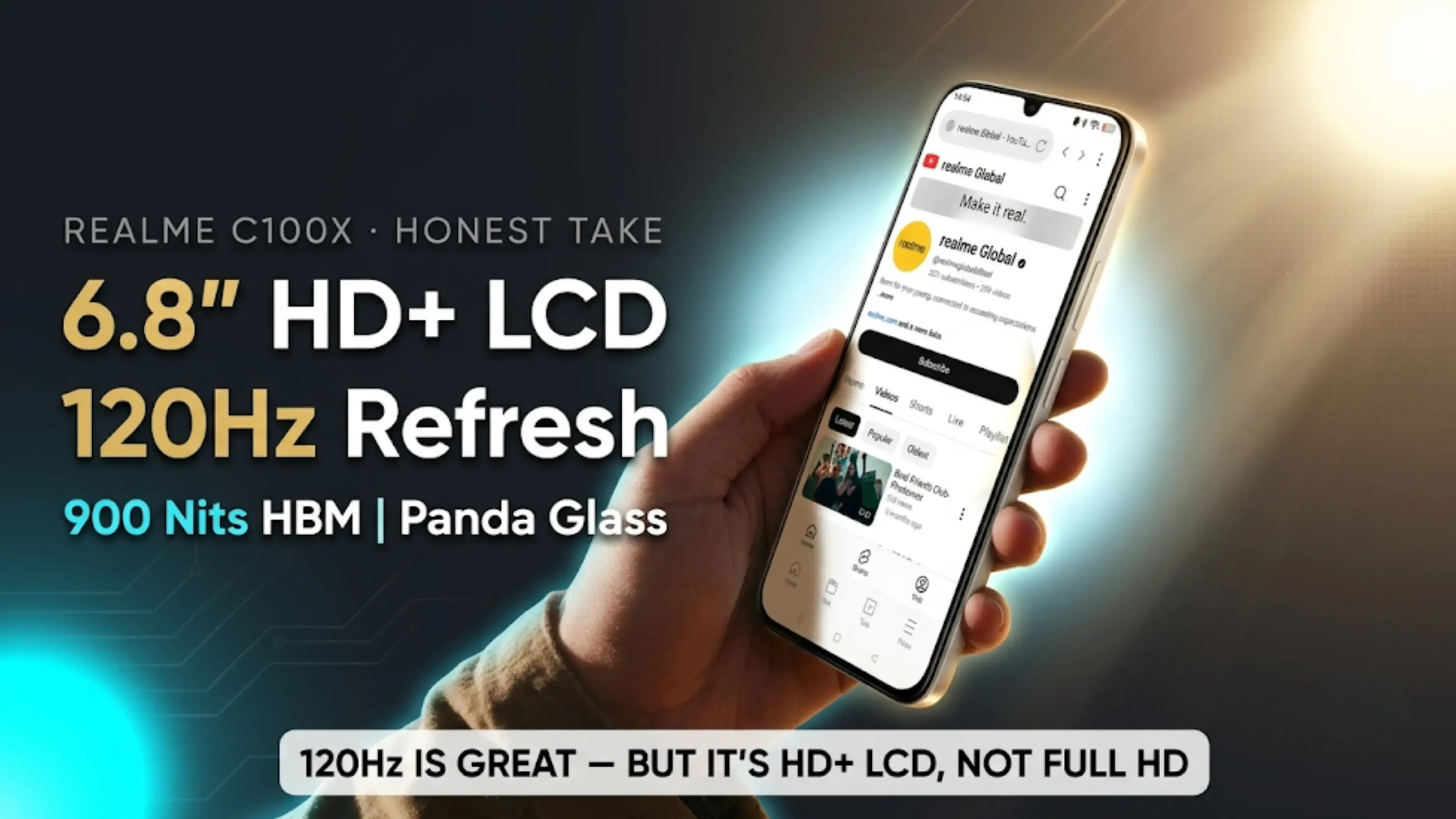 Realme C100x Display