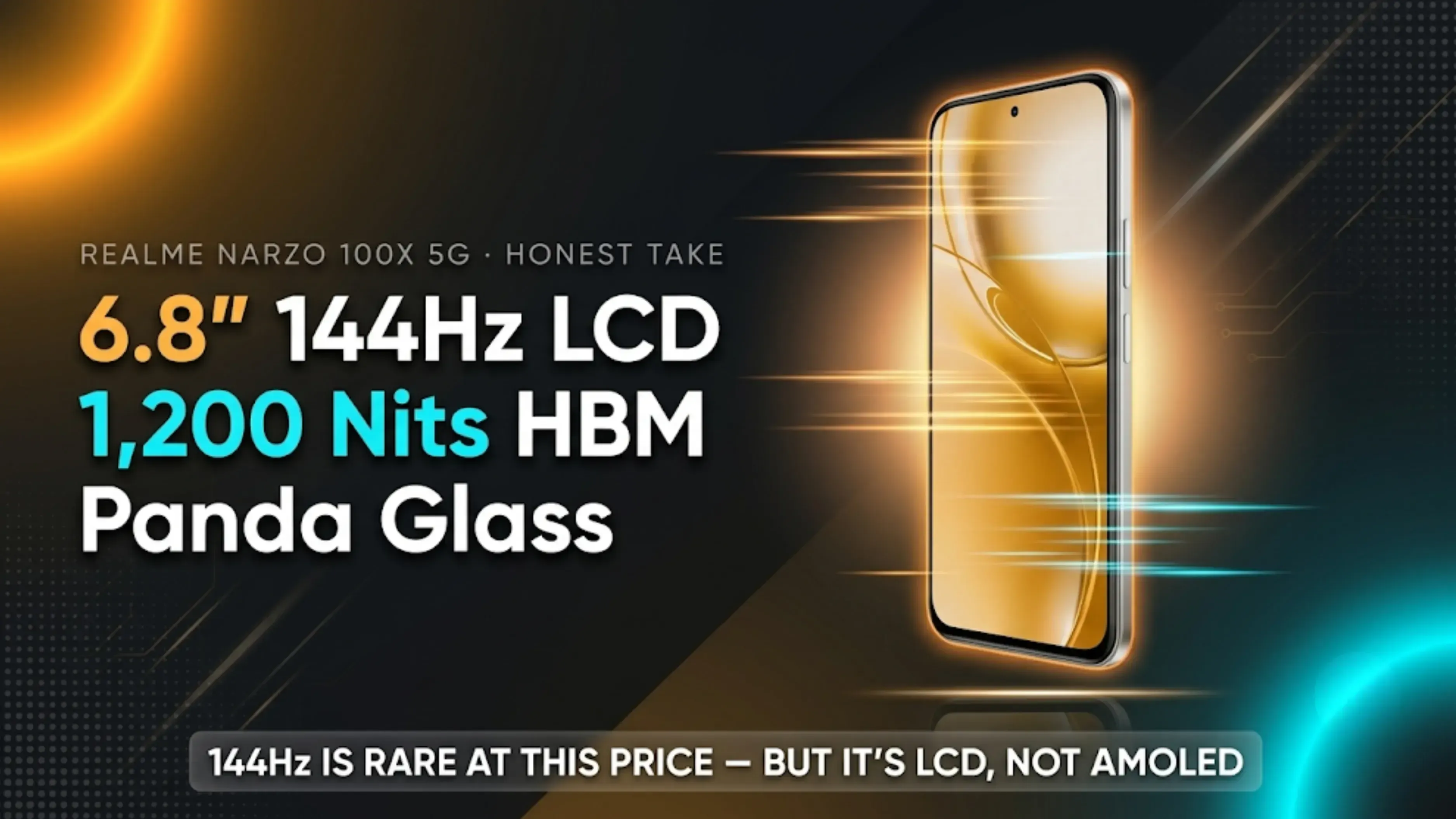 Realme Narzo 100x 5G Display