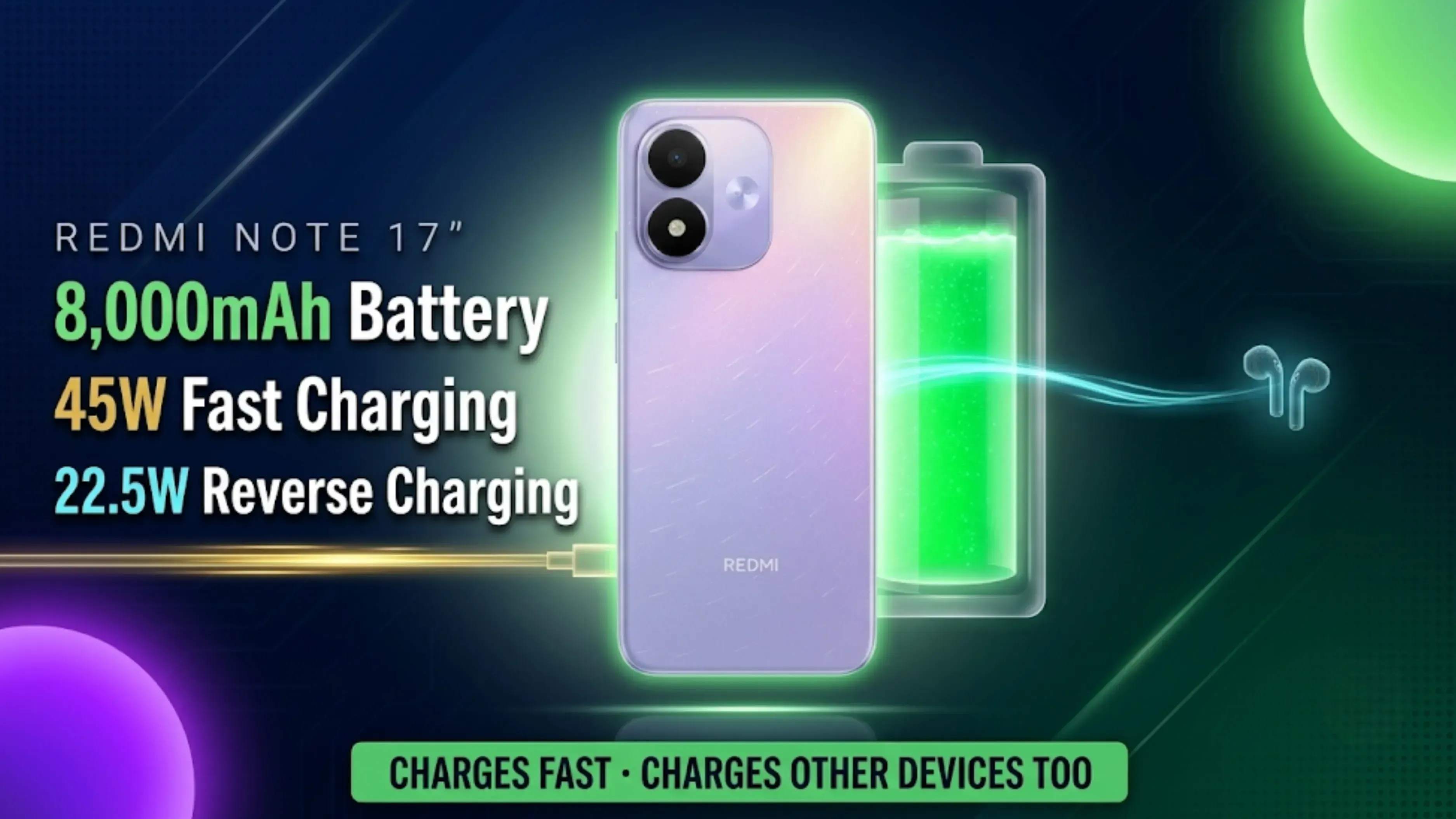 Redmi Note 17 Battery