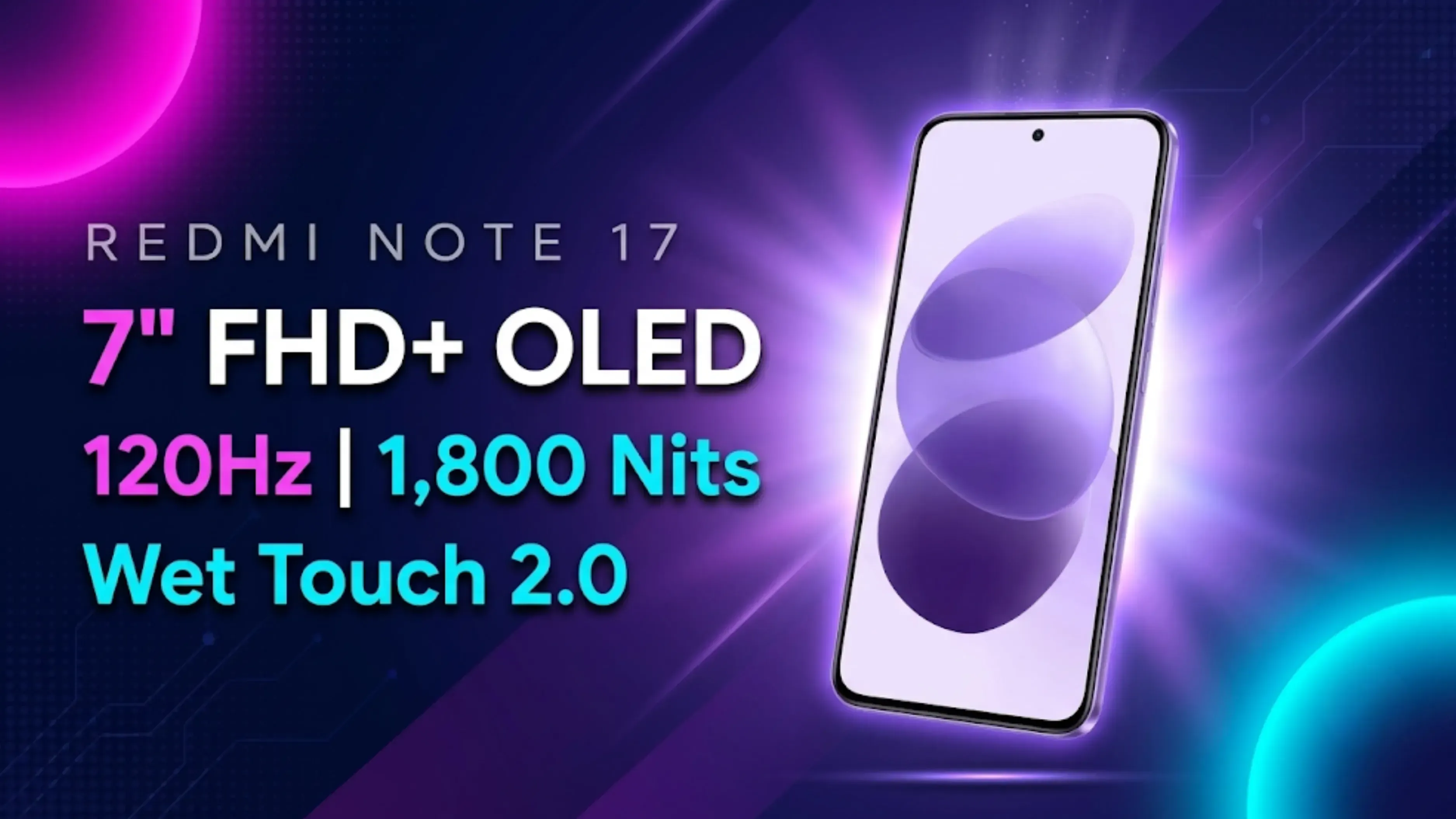 Redmi Note 17 Display