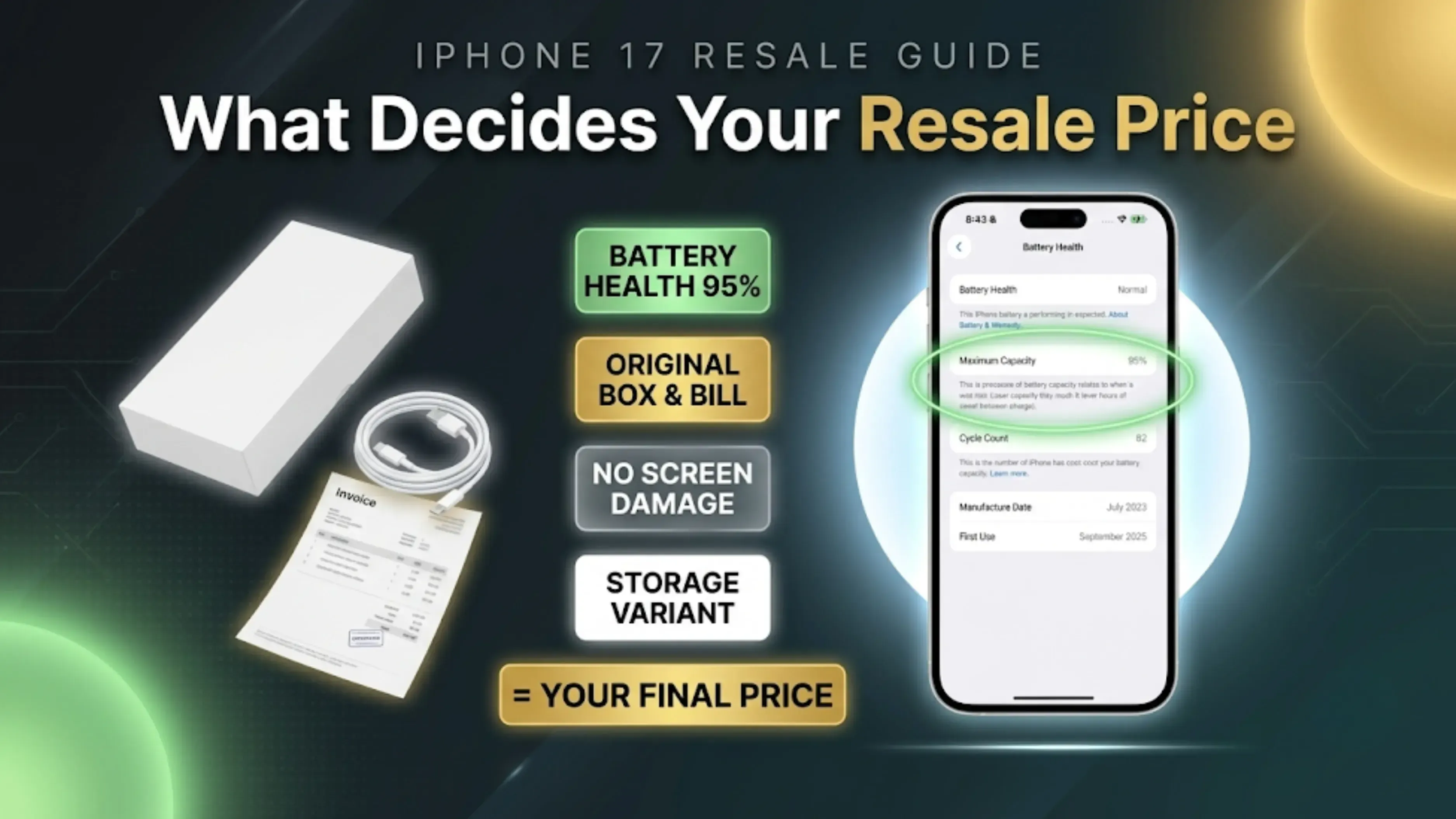 Resale Price of iPhone 17