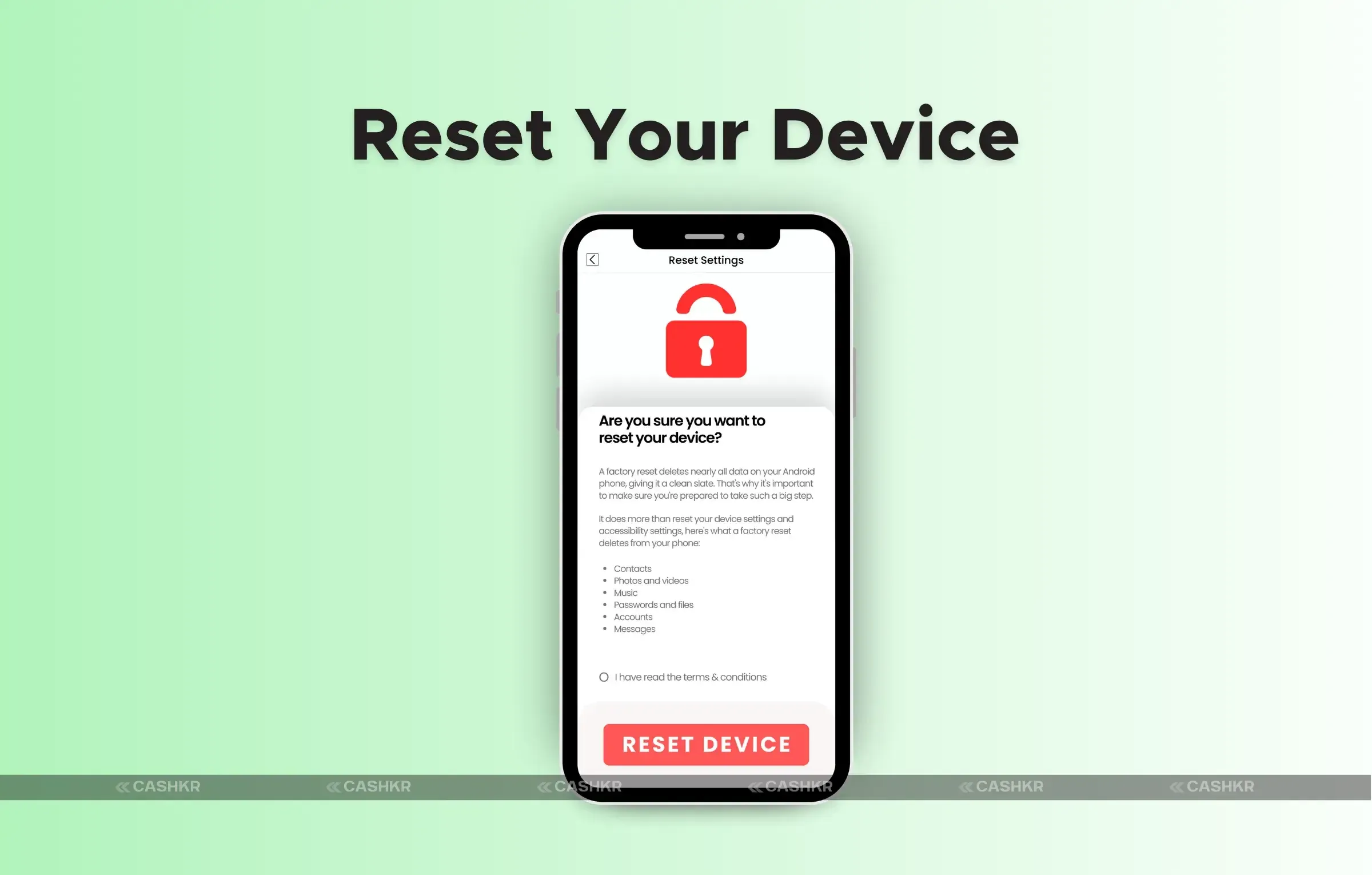 Reset Your Device