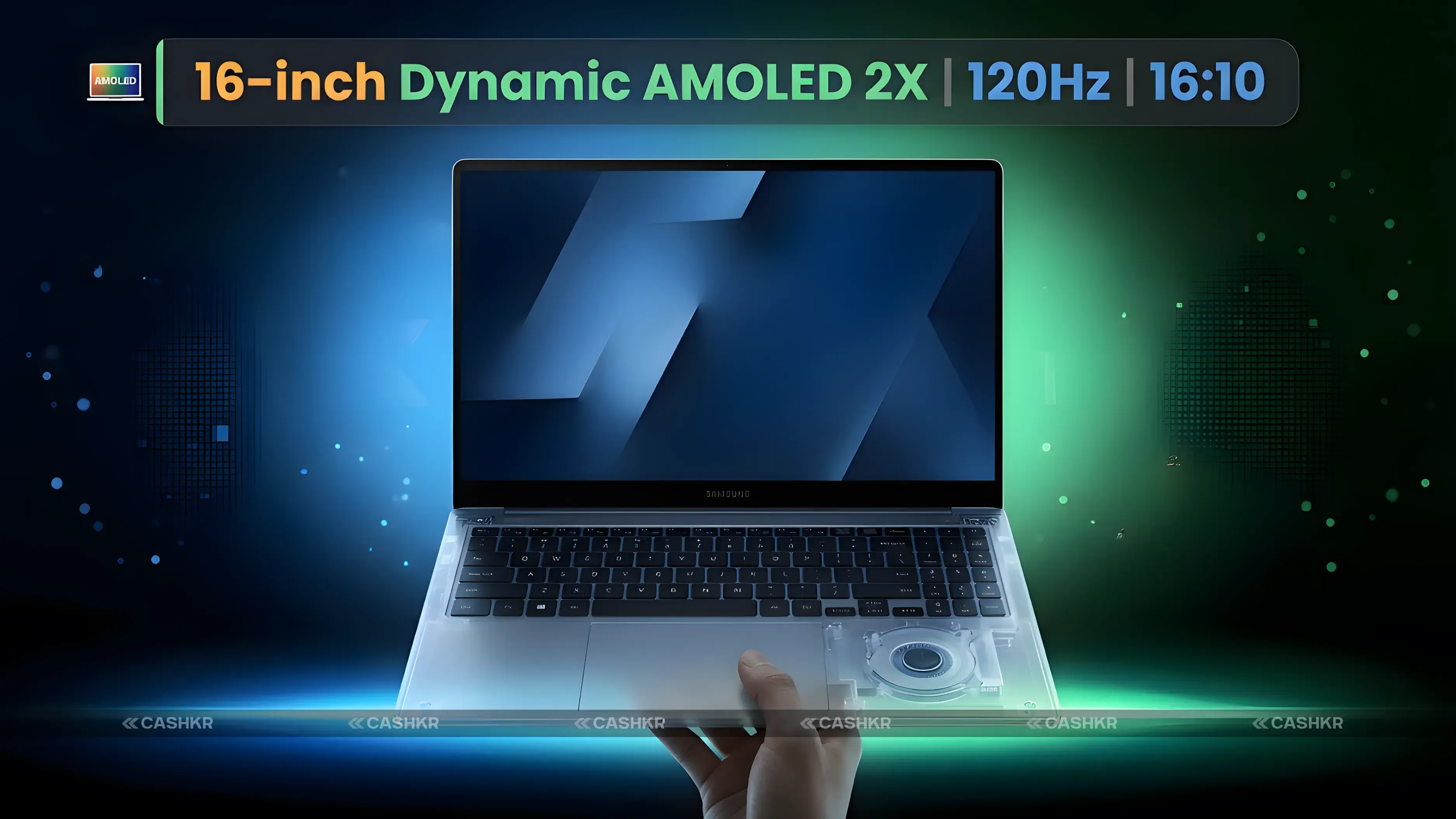 Samsung Galaxy Book 6 Edge display